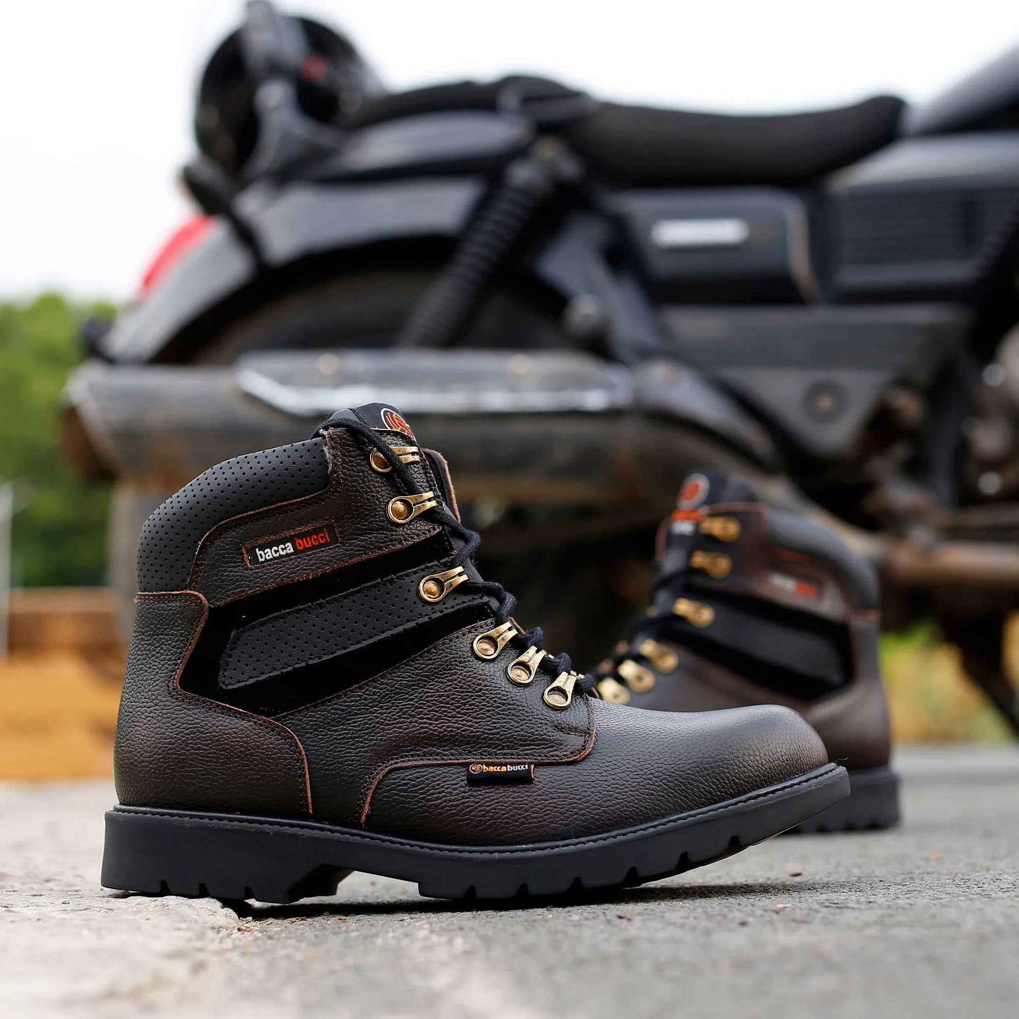 Bottes à embout d'acier Bacca Bucci