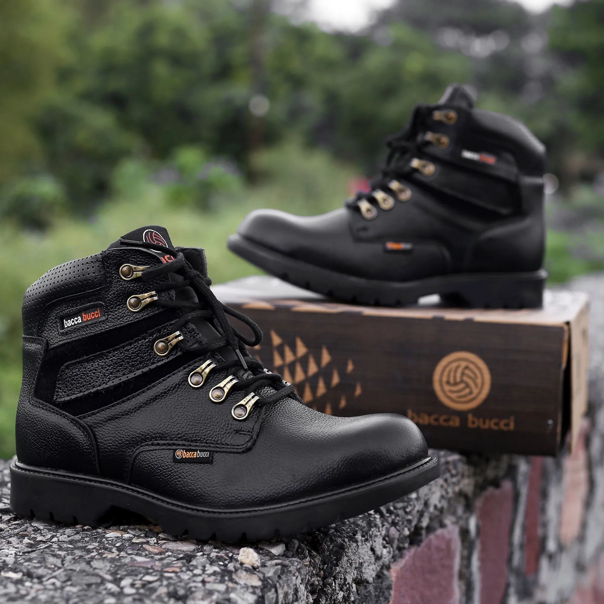 Bottes à embout d'acier Bacca Bucci