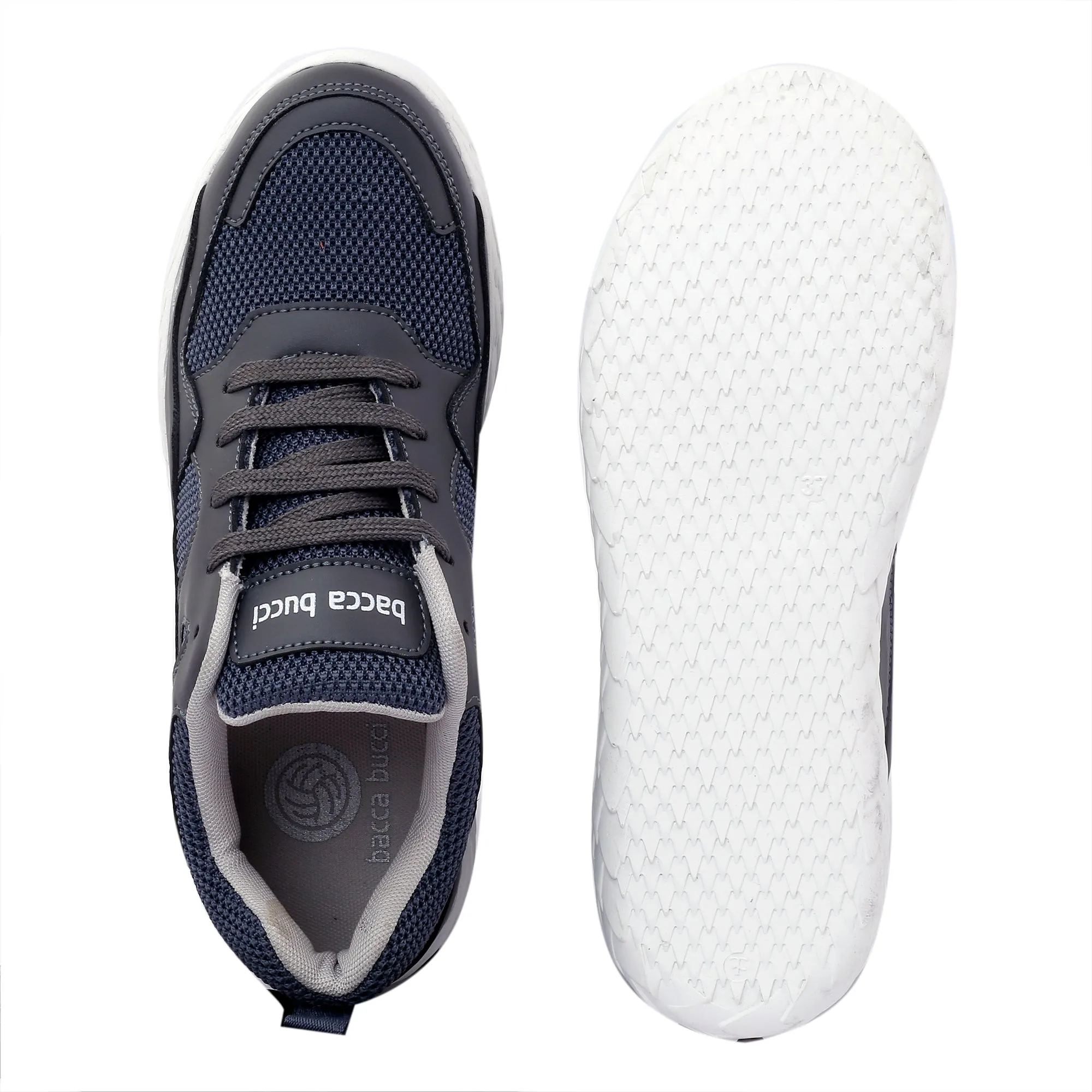 Bacca Bucci Chaussures de Sport Épaisses Femme pour Toute la Journée/Salle de Sport/Entraînement/Marche Décontractée