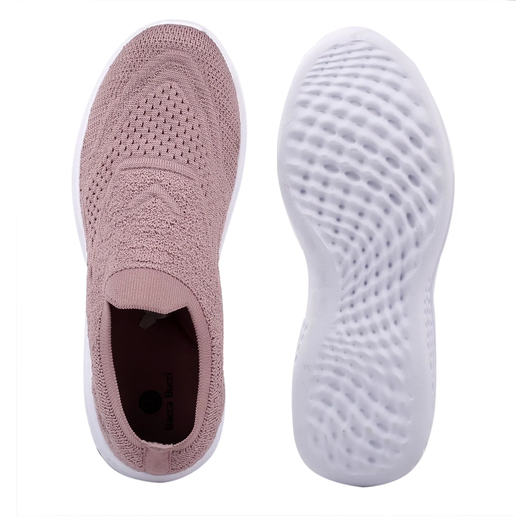Bacca Bucci Chaussures de Sport Femme WALKER Slip-On Respirantes en Maille pour Marche