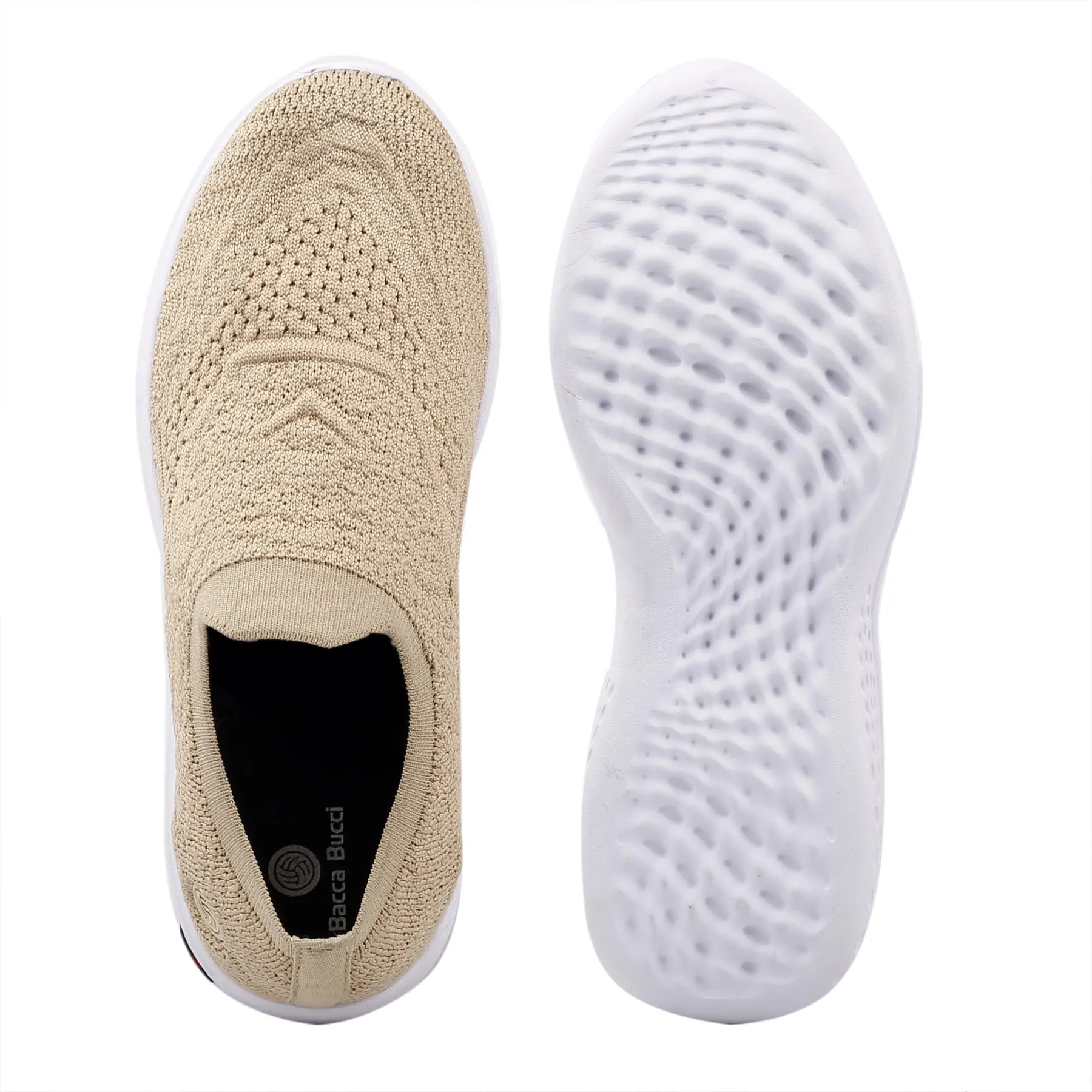 Bacca Bucci Chaussures de Sport Femme WALKER Slip-On Respirantes en Maille pour Marche