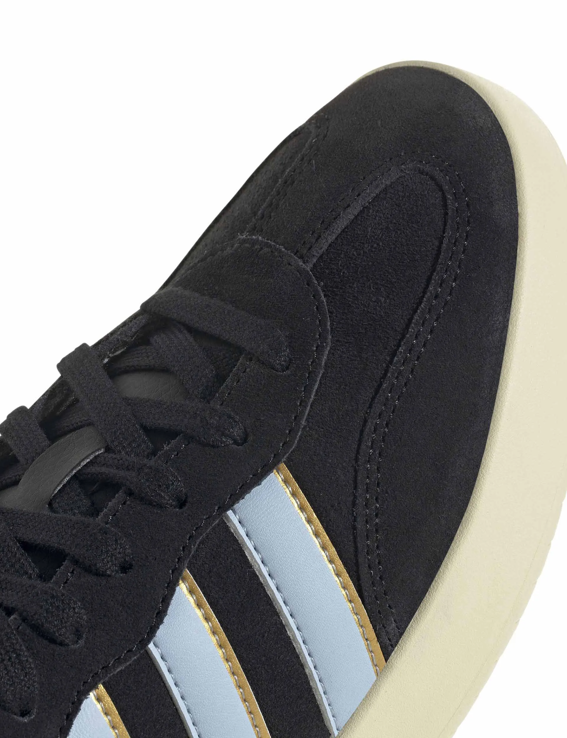 Barreda Shoes - Noir Fondamental/Bleu Merveille/Or Métallisé