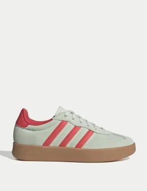 Barreda Shoes - Lin Vert/Rouge Semi-Lucide/Blanc Merveille