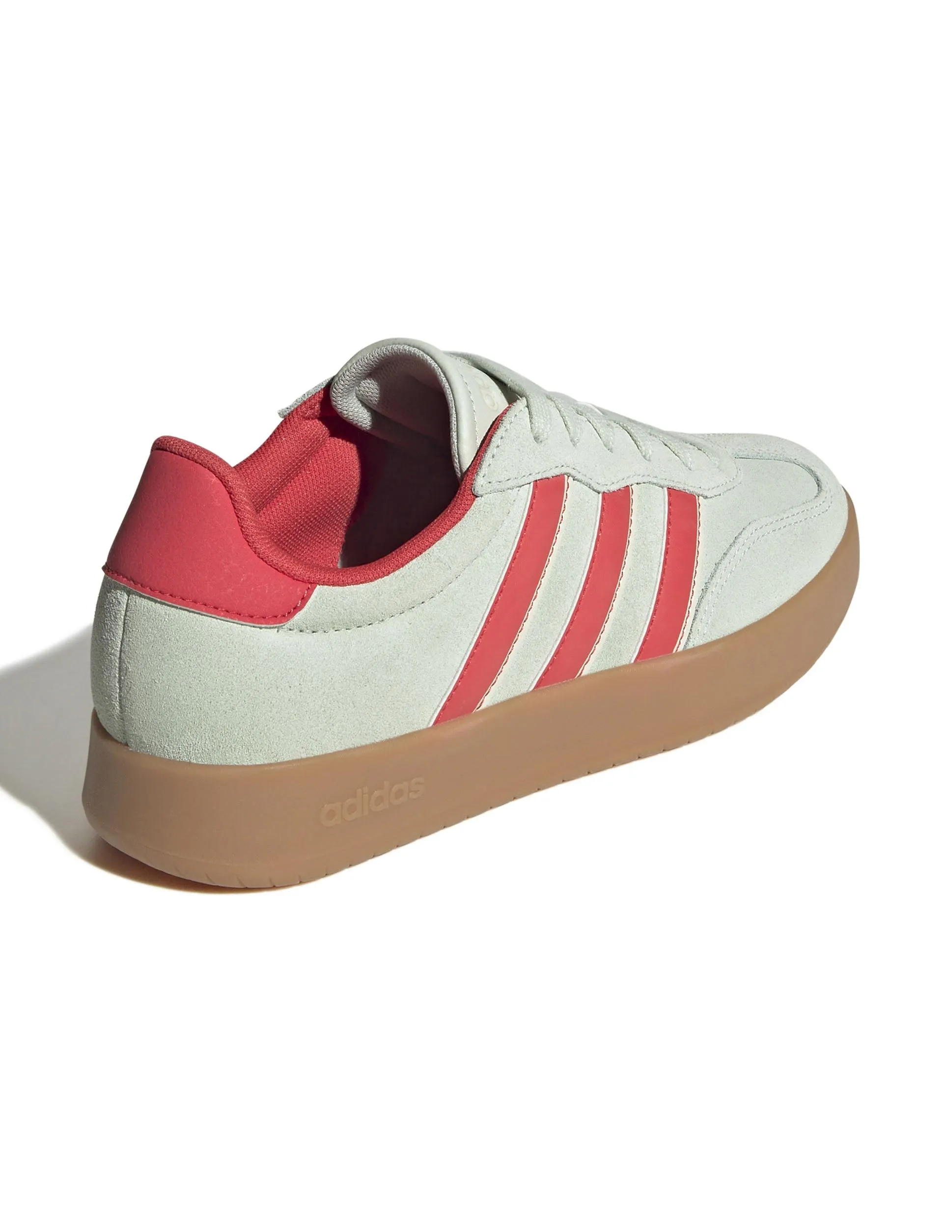 Barreda Shoes - Lin Vert/Rouge Semi-Lucide/Blanc Merveille