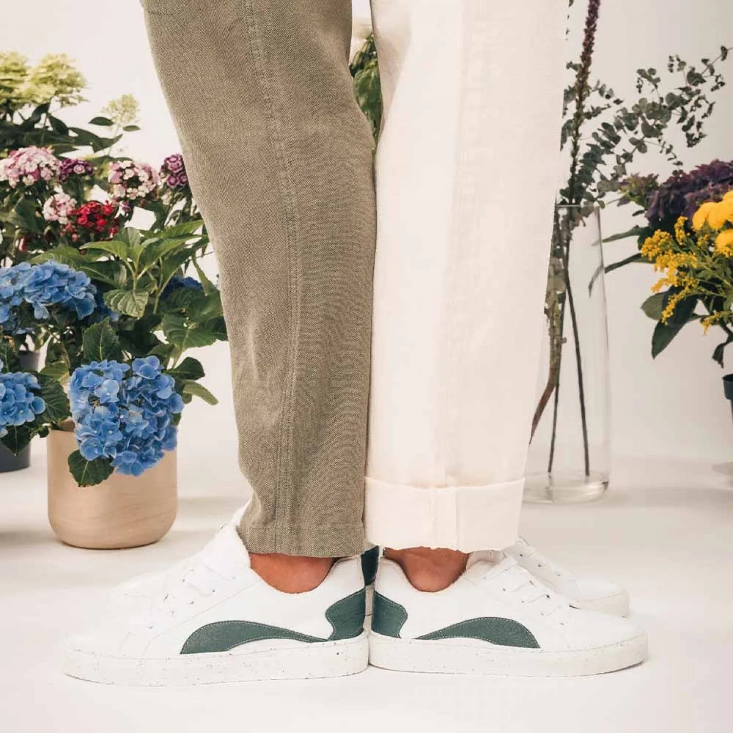 Berlin Sneaker en vert de NAE