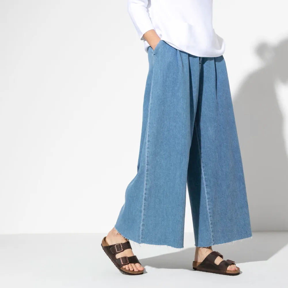 Birkenstock Arizona Sandale en cuir huilé avec semelle intérieure douce en brun Habana