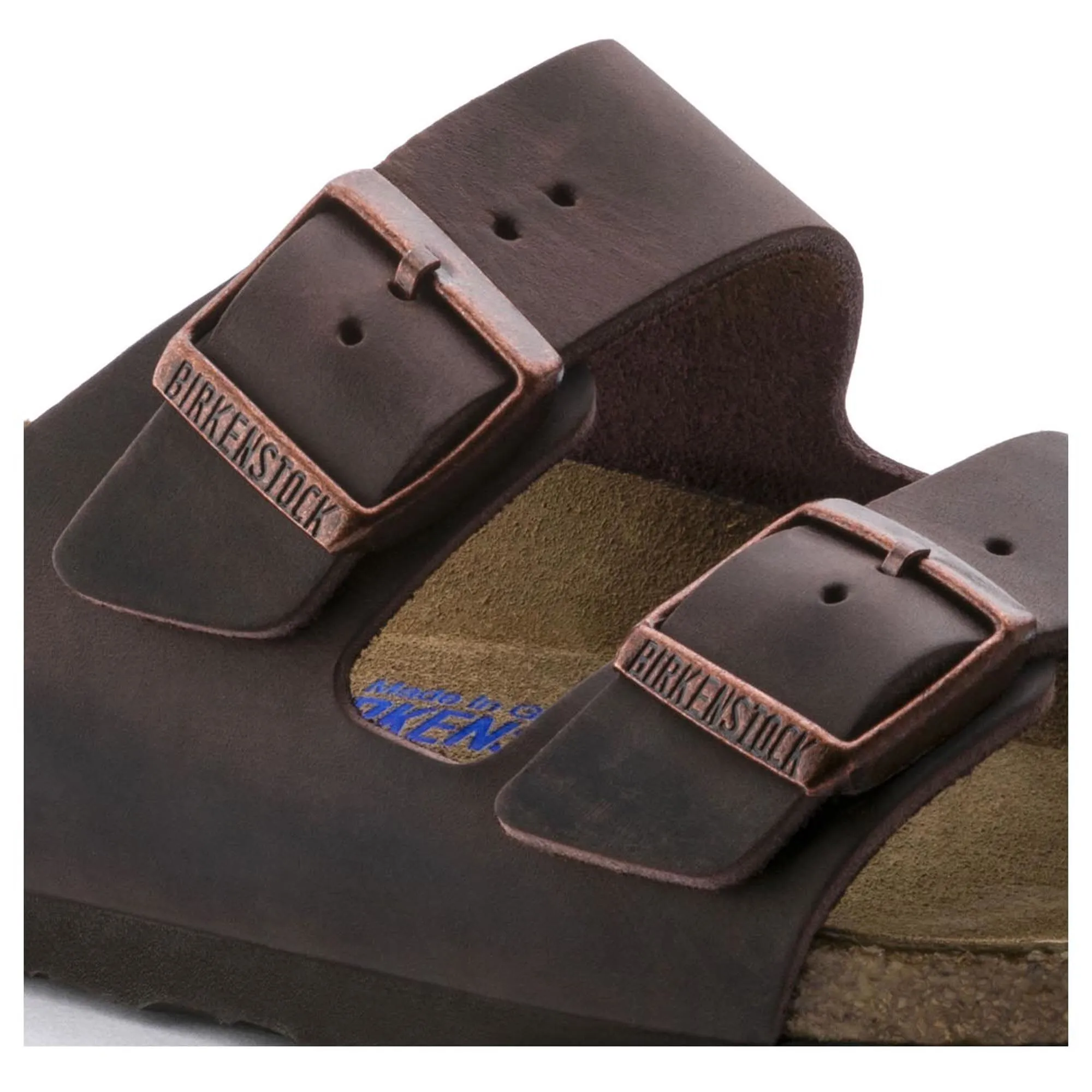 BIRKENSTOCK ARIZONA SEMELLE MOUILLÉE CUIR HUILE HABANA UNISEXE
