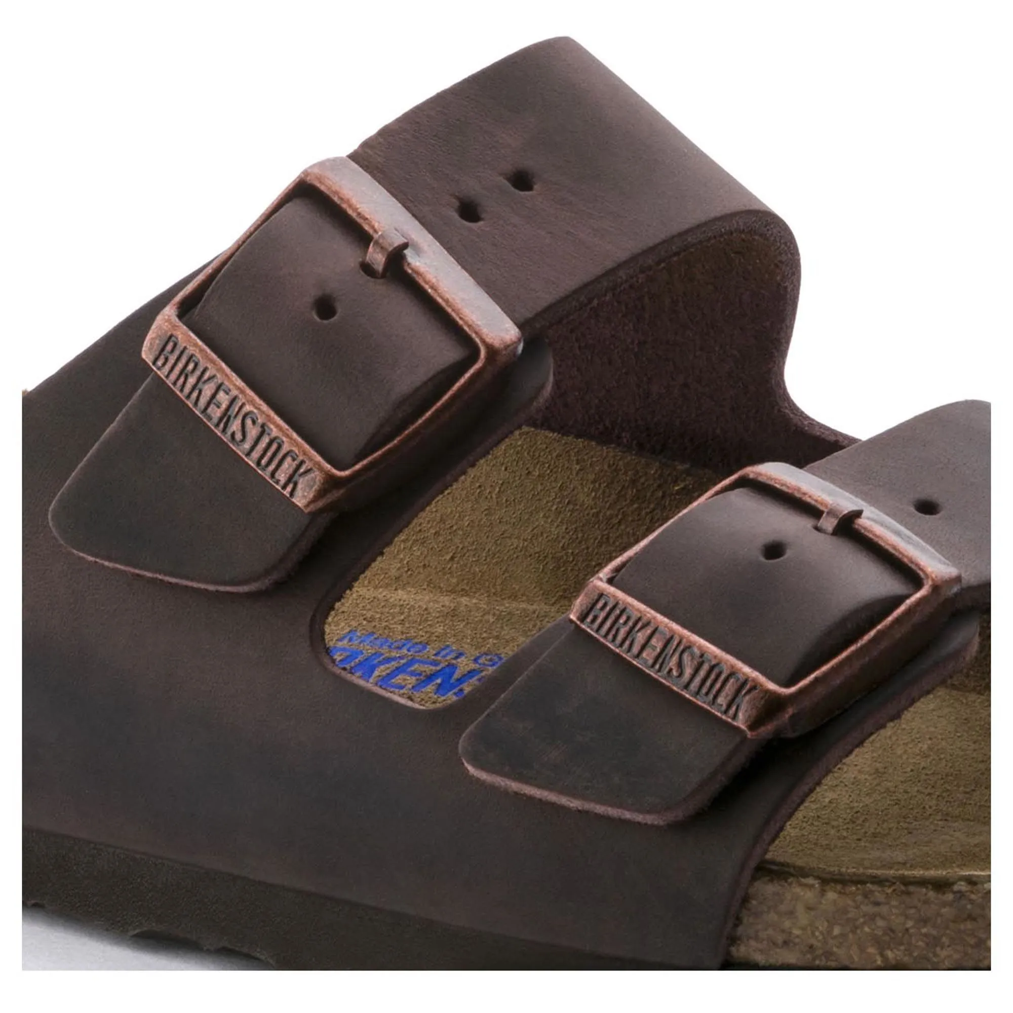 BIRKENSTOCK ARIZONA SEMELLE MOLLE CUIR HABANA HUILE UNISEXE