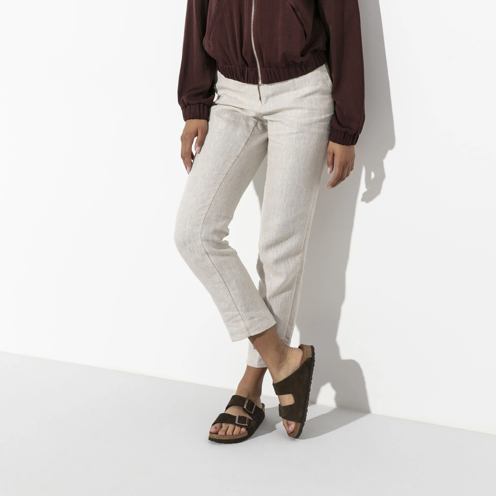 BIRKENSTOCK ARIZONA SEMELLE MOLLE CUIR SUÉDÉ MOCHA UNISEXE