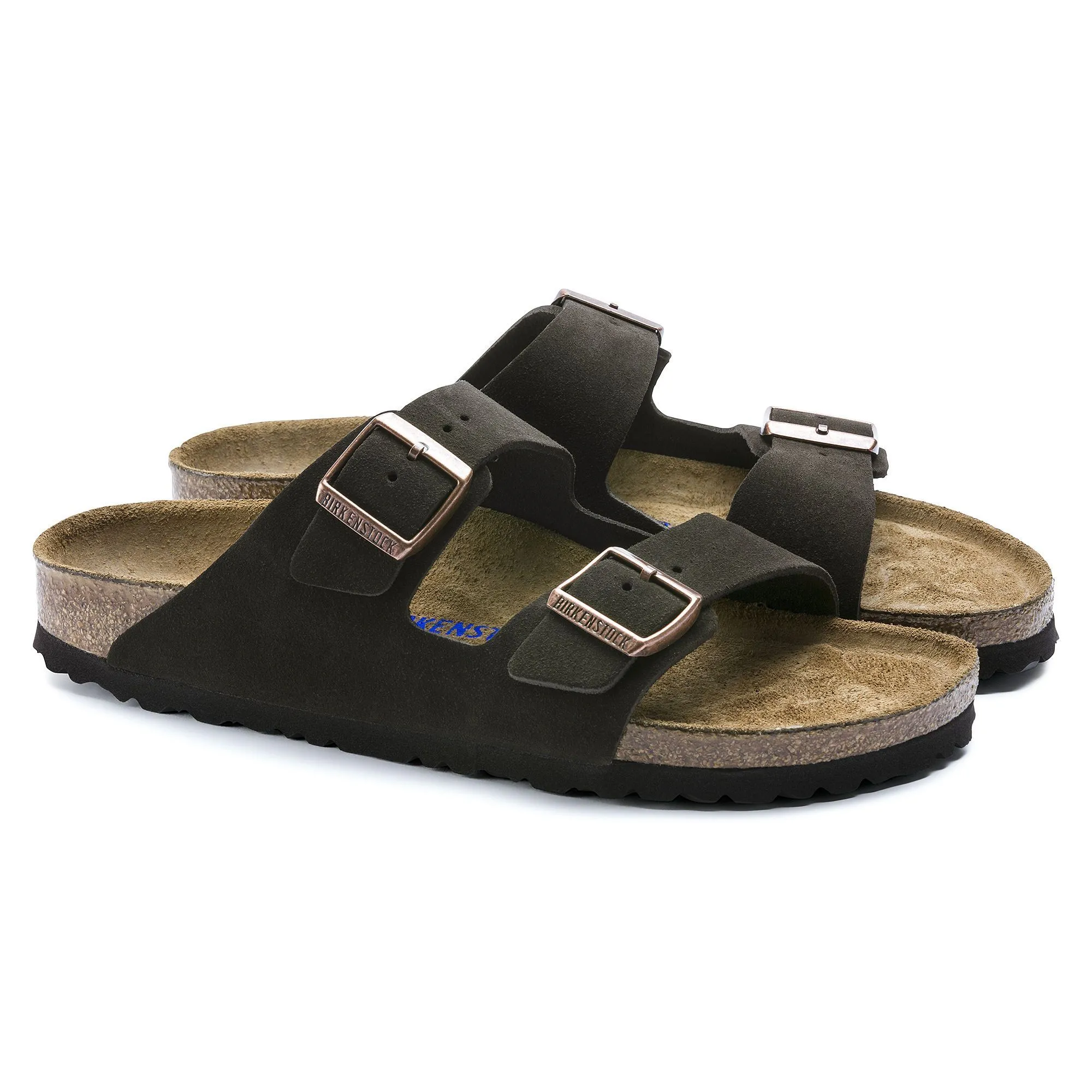 BIRKENSTOCK ARIZONA SEMELLE MOLLE CUIR SUÉDÉ MOCHA UNISEXE