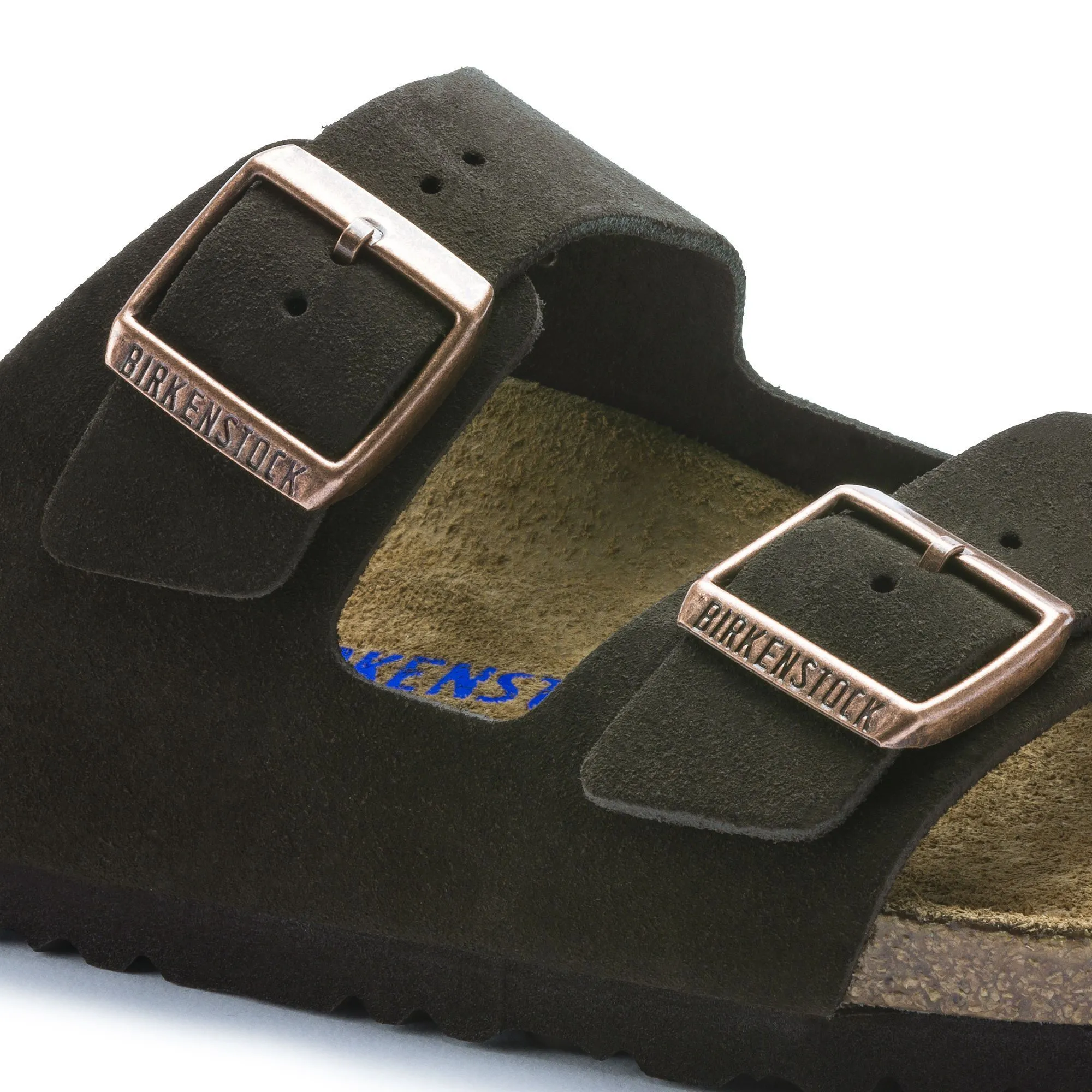 BIRKENSTOCK ARIZONA SEMELLE MOLLE CUIR SUÉDÉ MOCHA UNISEXE