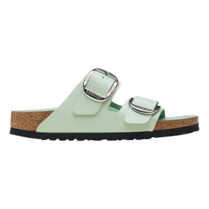 Birkenstock Femme Arizona Grande Boucle Brillant Vert Surf