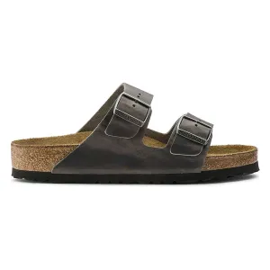 Birkenstock Femme Arizona Semelle Douce Cuir Huilé Fer