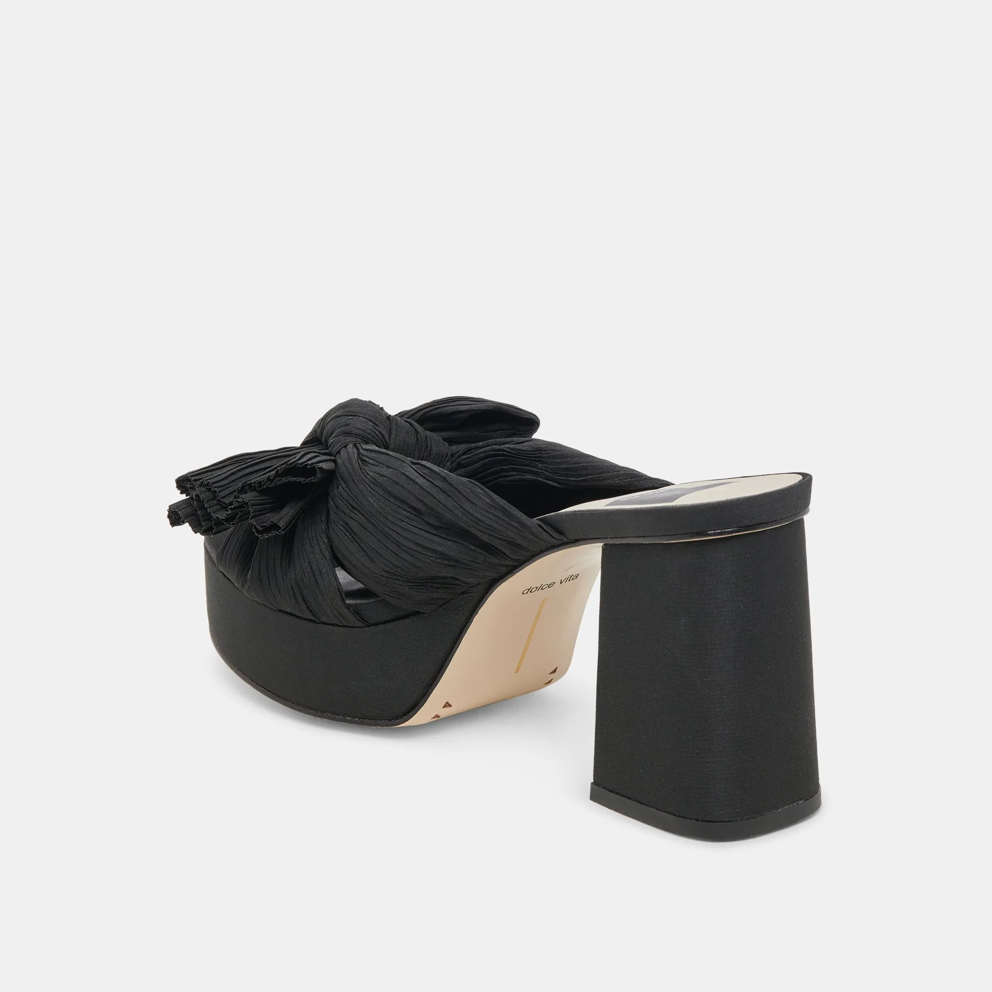 TALONS BLARE ONYX SATIN