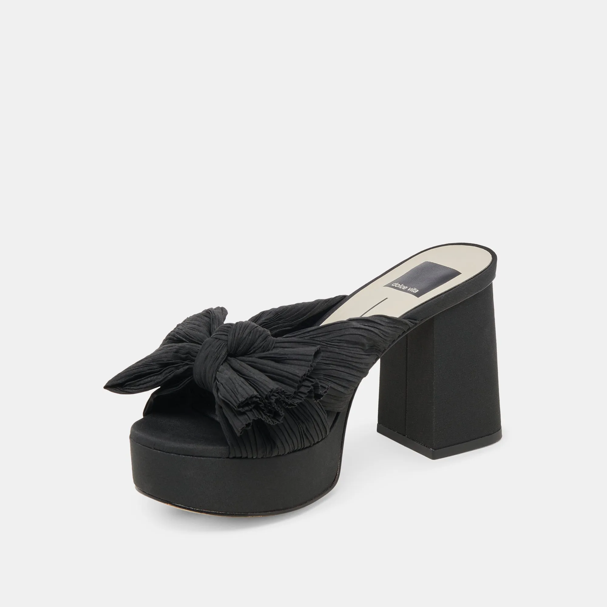 TALONS BLARE ONYX SATIN