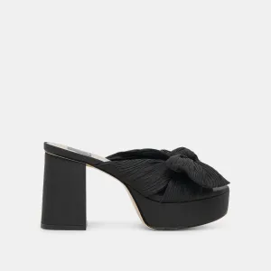 TALONS BLARE ONYX SATIN