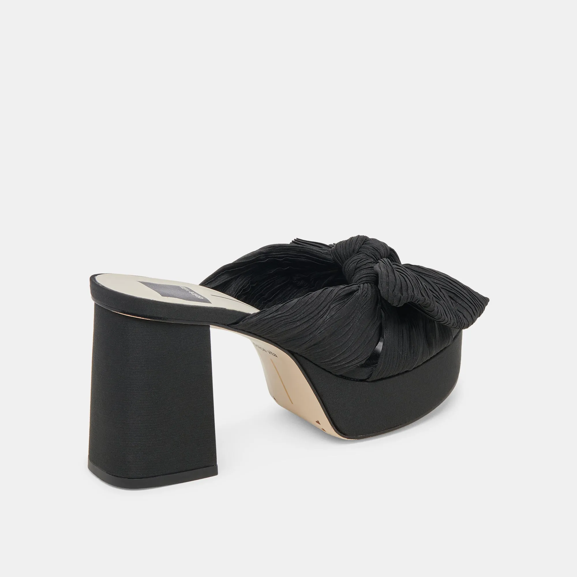 TALONS BLARE ONYX SATIN