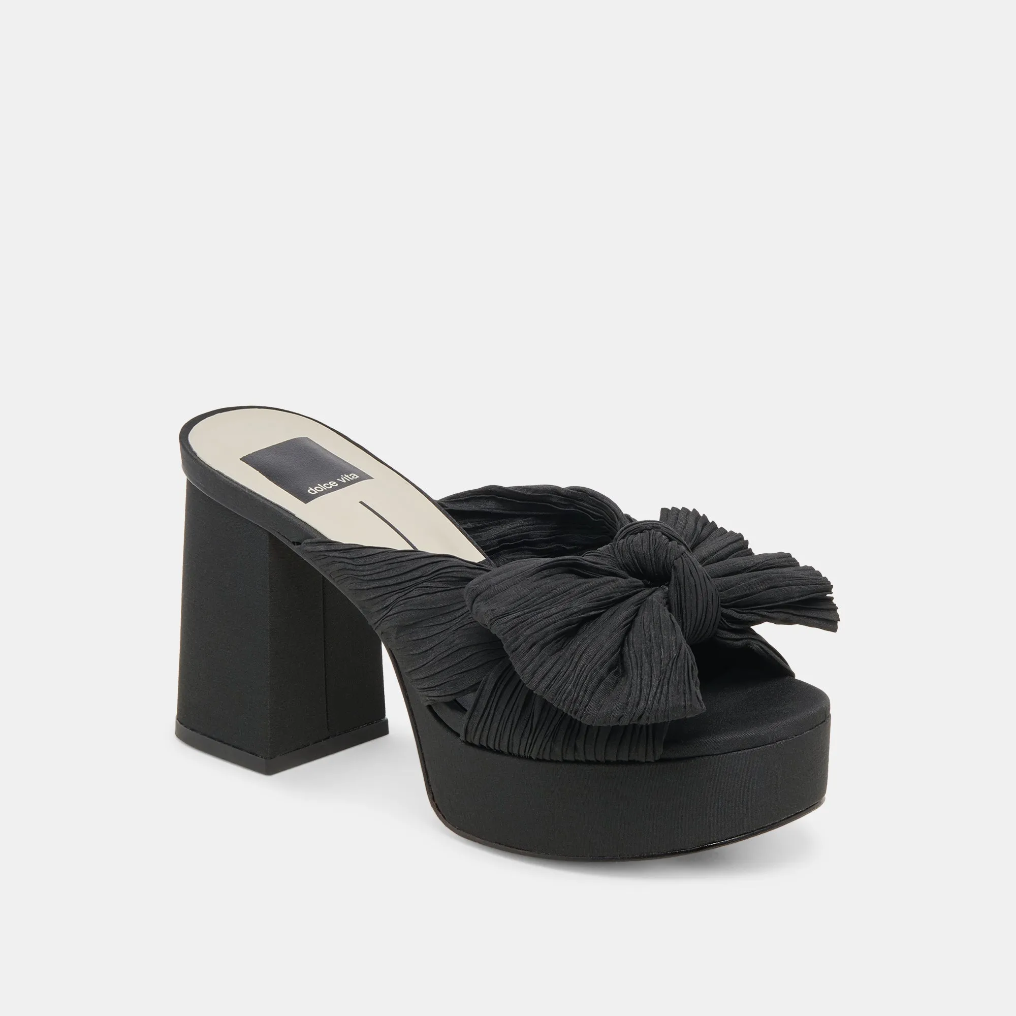 TALONS BLARE ONYX SATIN