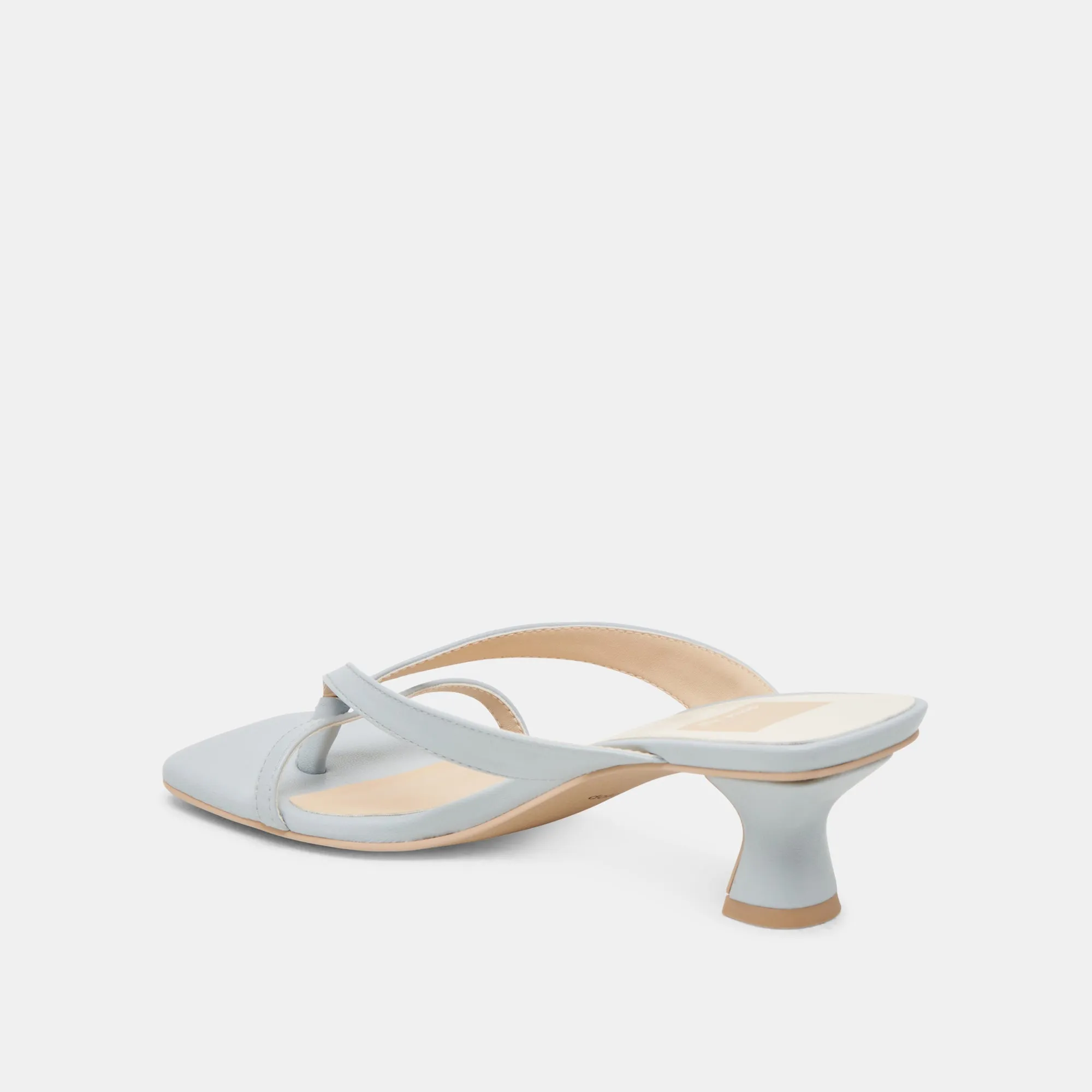 BREVEL TALONS CUIR BLEU CLAIR