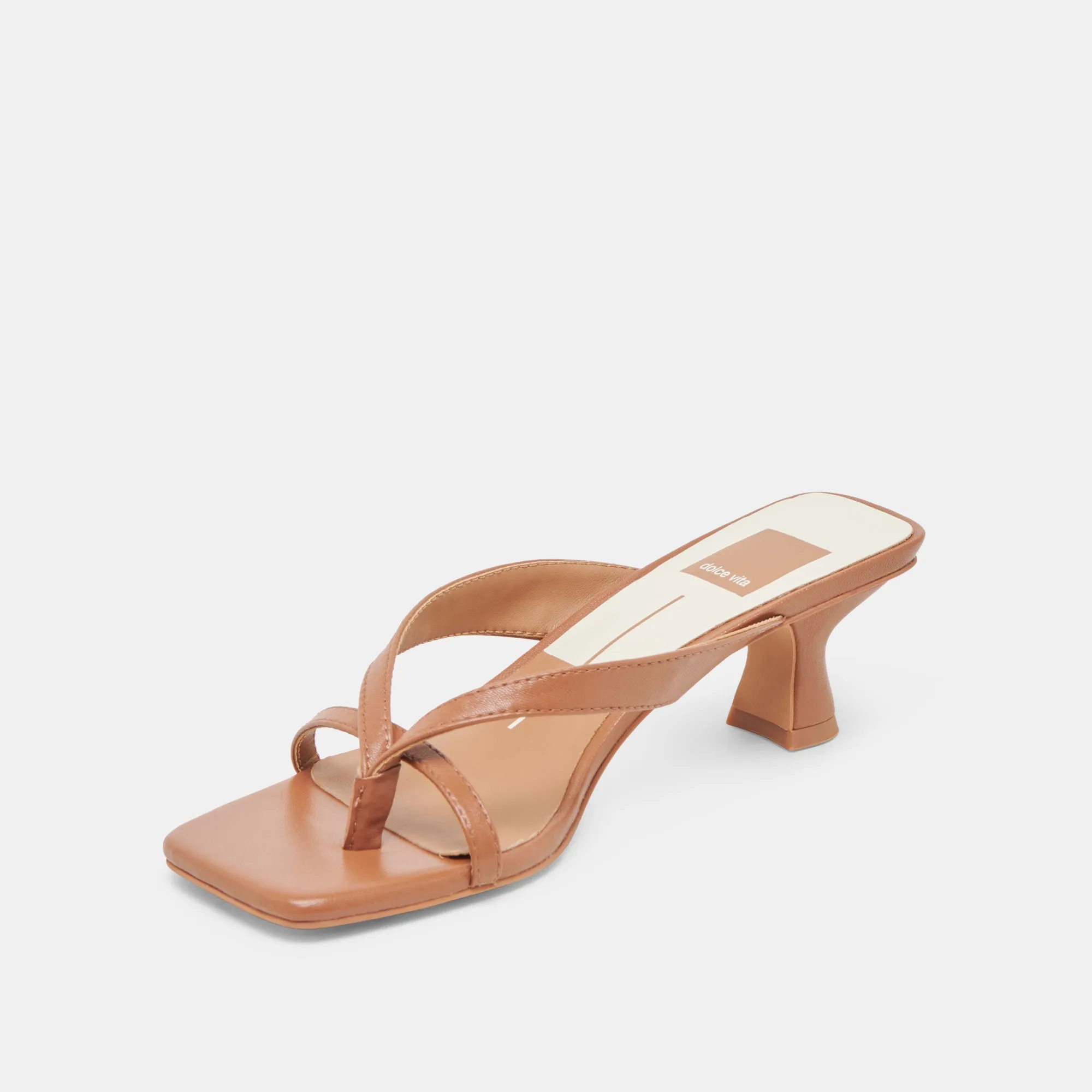 BREVEL TALONS CUIR SADDLE