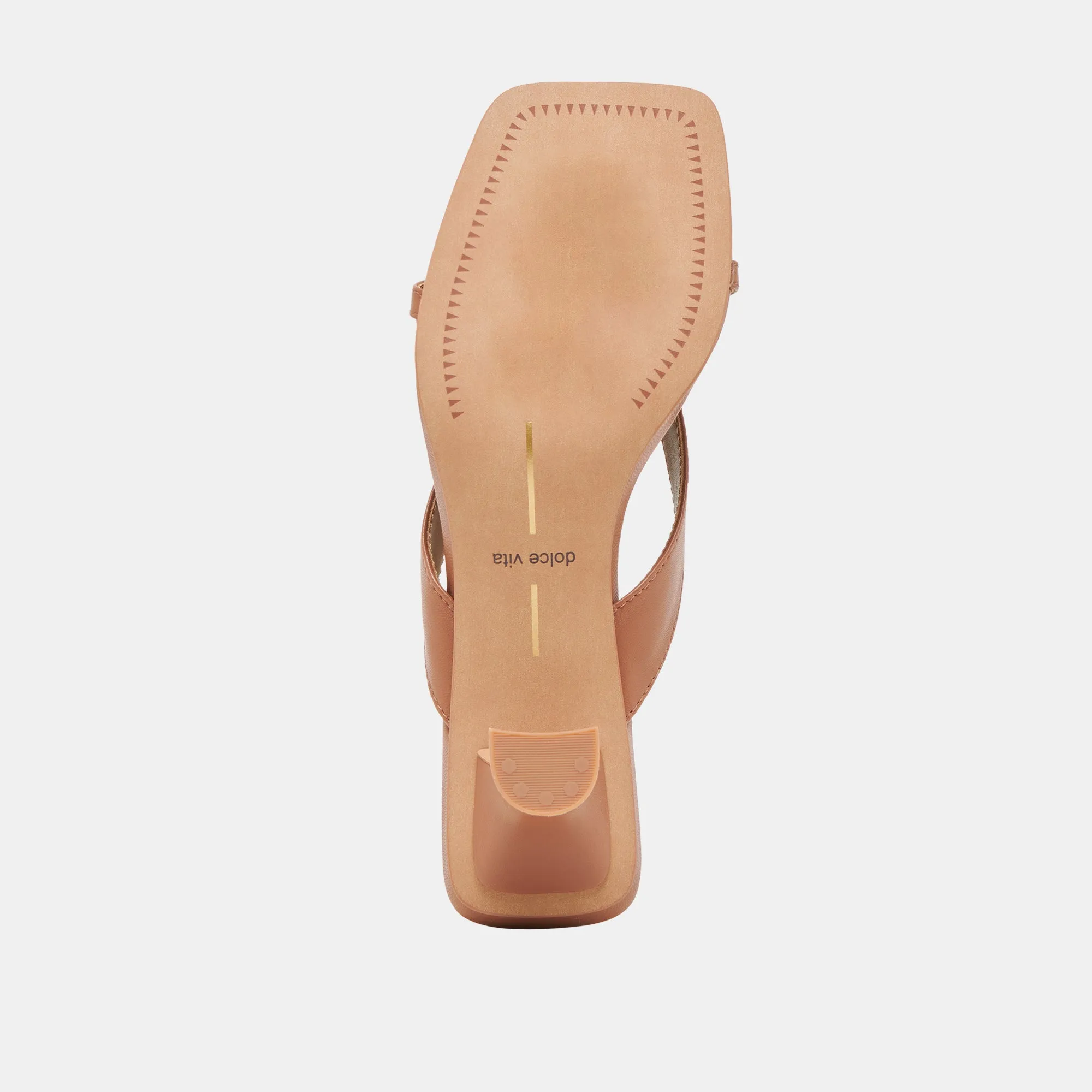 BREVEL TALONS CUIR SADDLE
