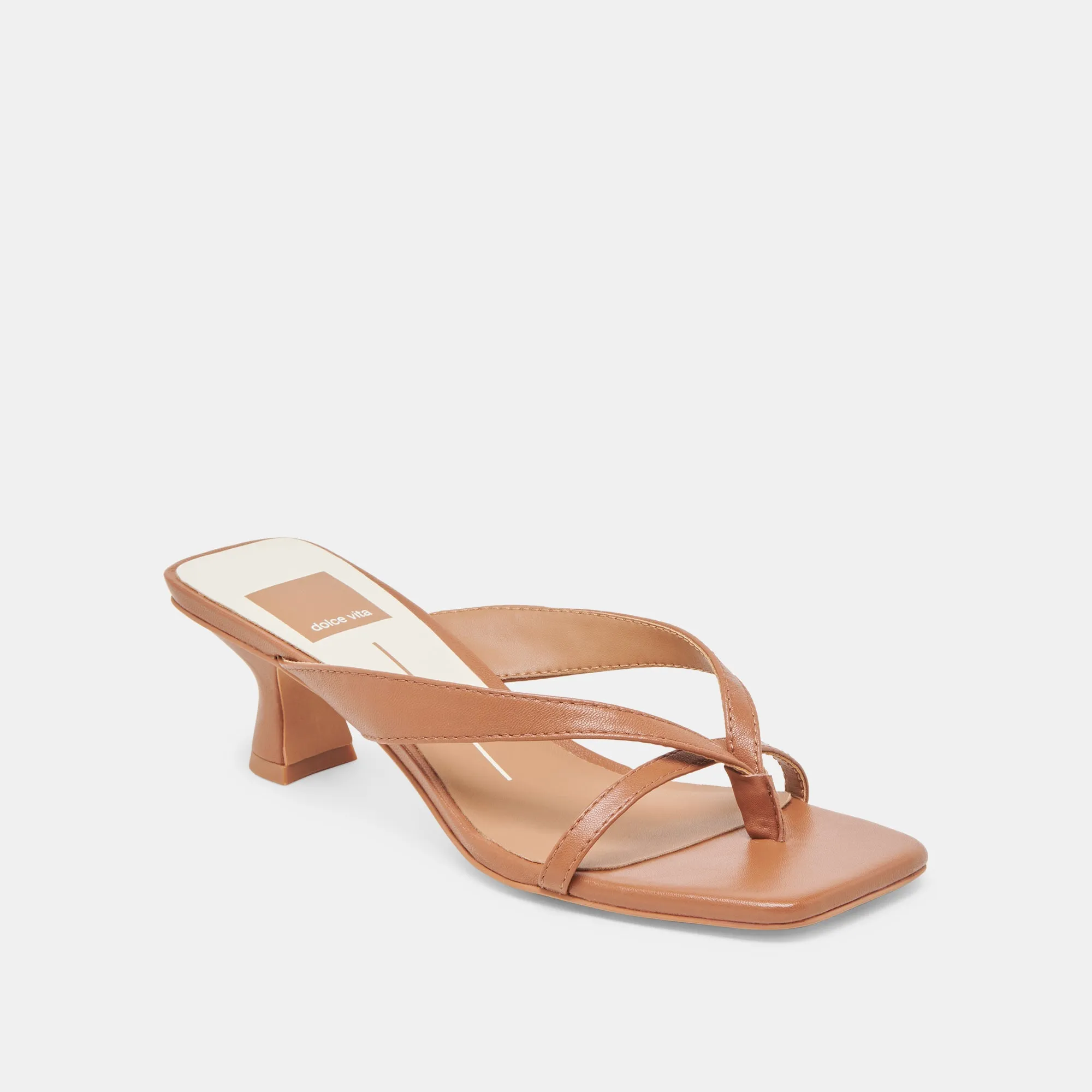 BREVEL TALONS CUIR SADDLE