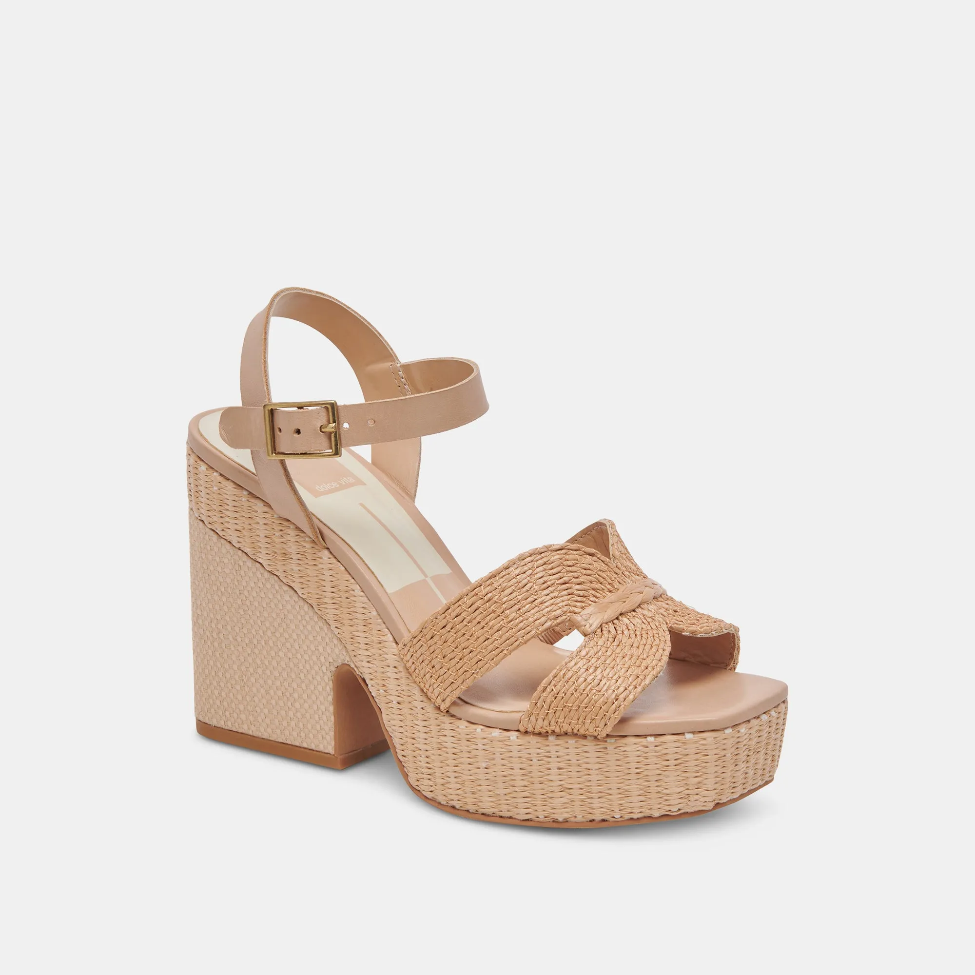 TALONS CALE LT RAFFIA NATUREL