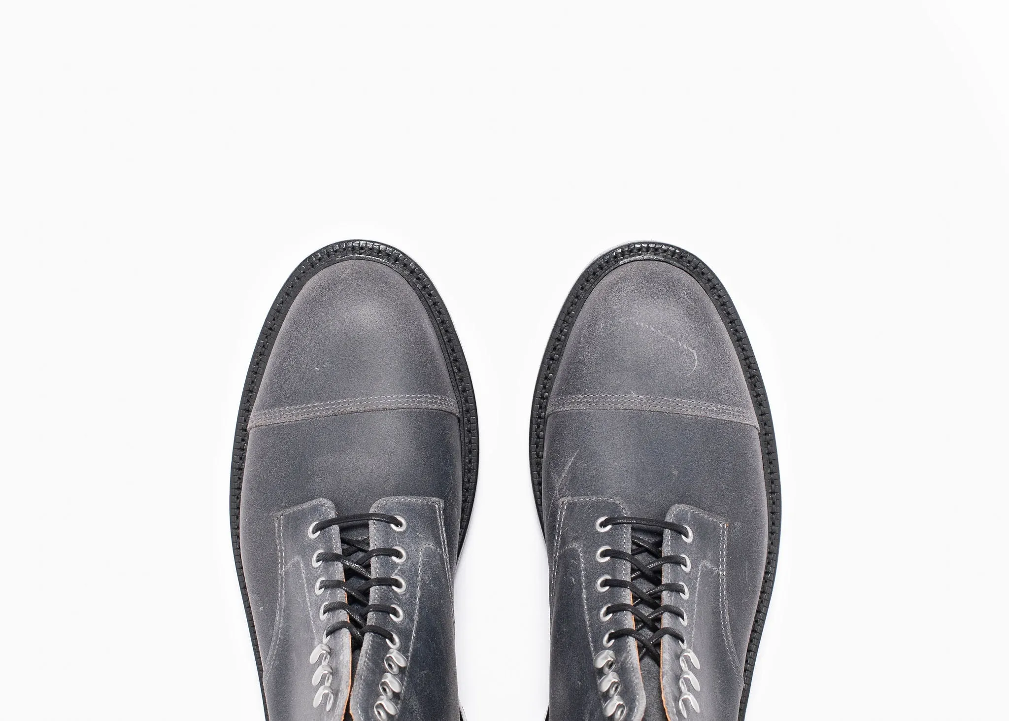 Botte Cap Toe Commander en Cire Givrée