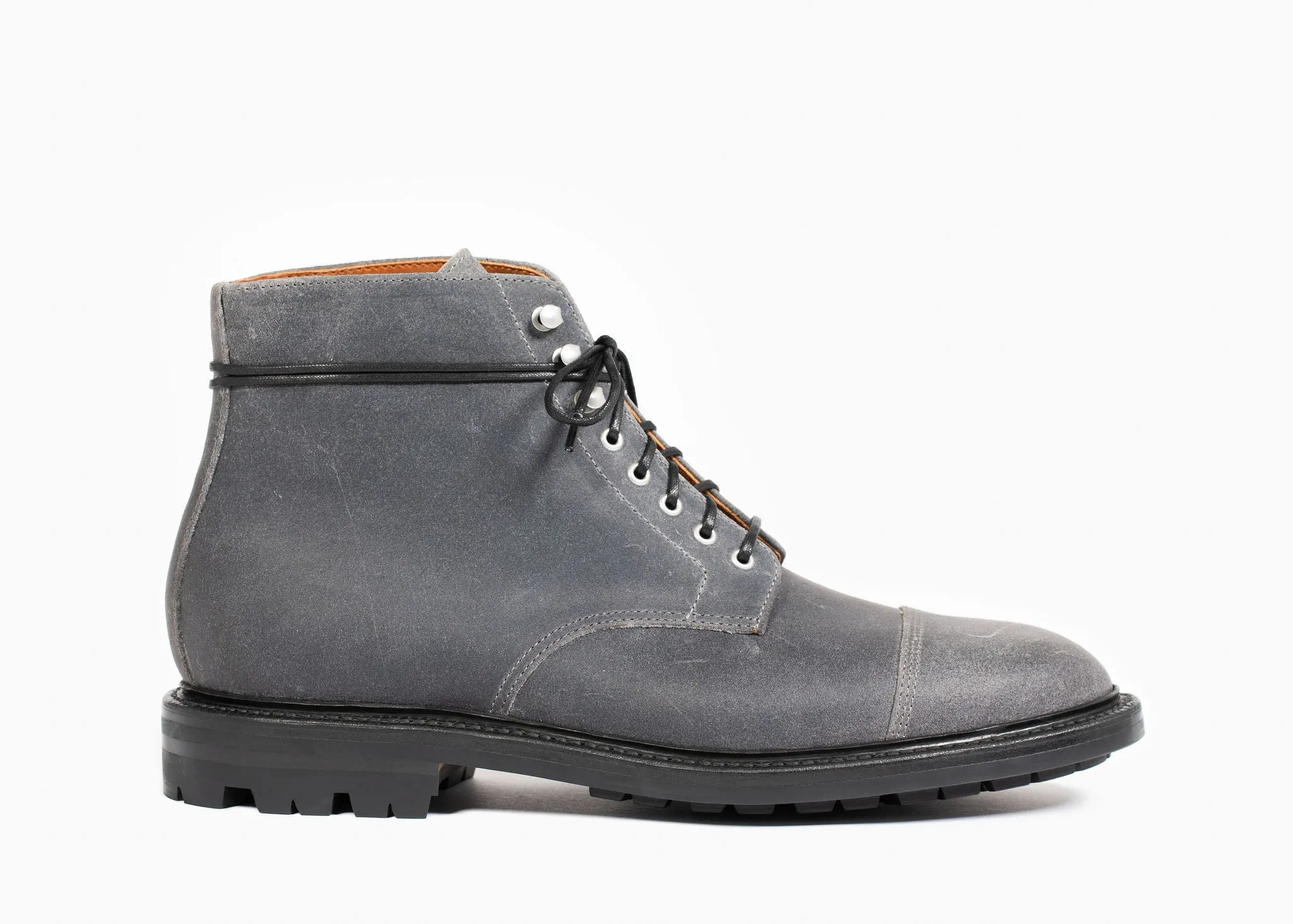 Botte Cap Toe Commander en Cire Givrée