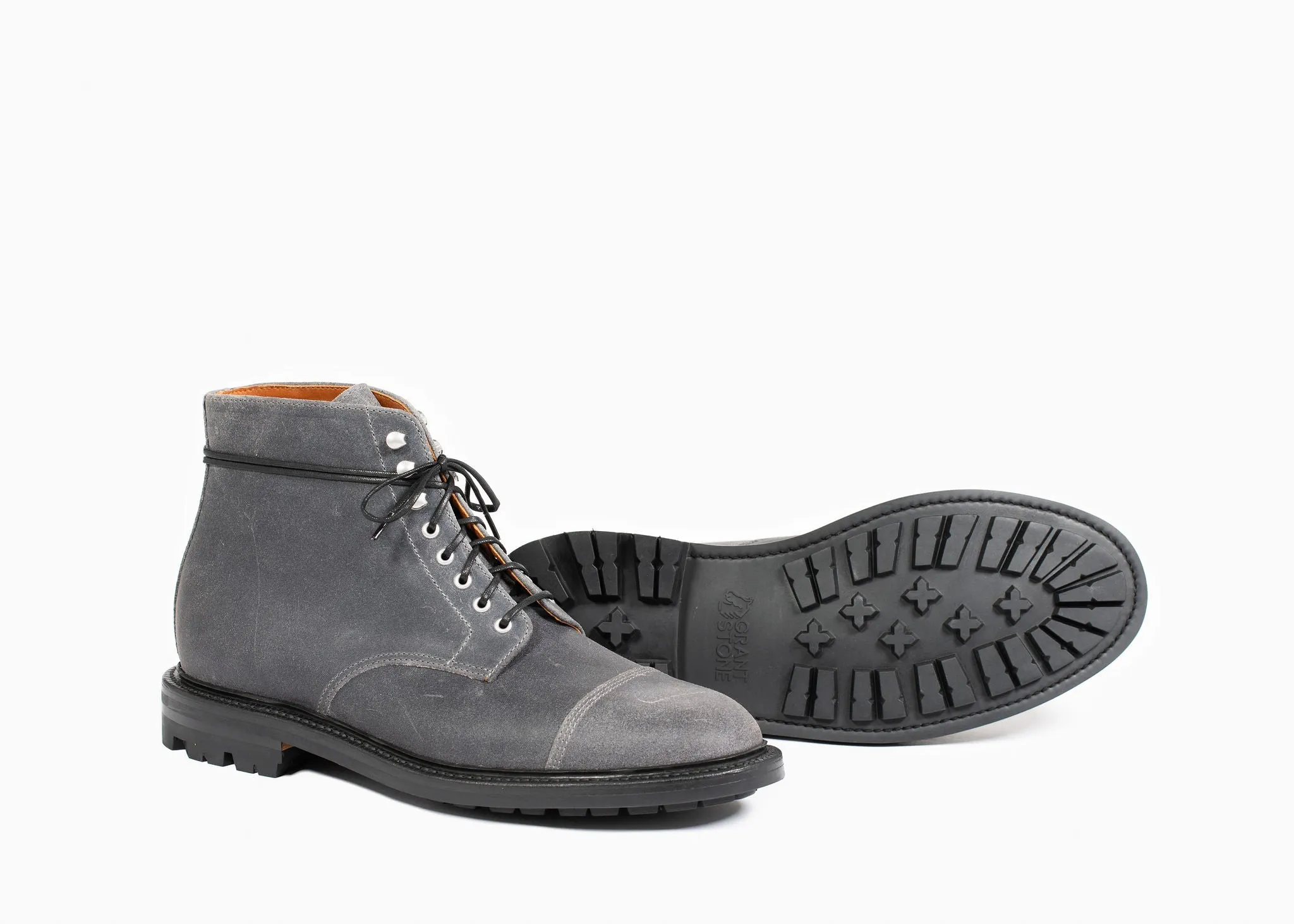 Botte Cap Toe Commander en Cire Givrée