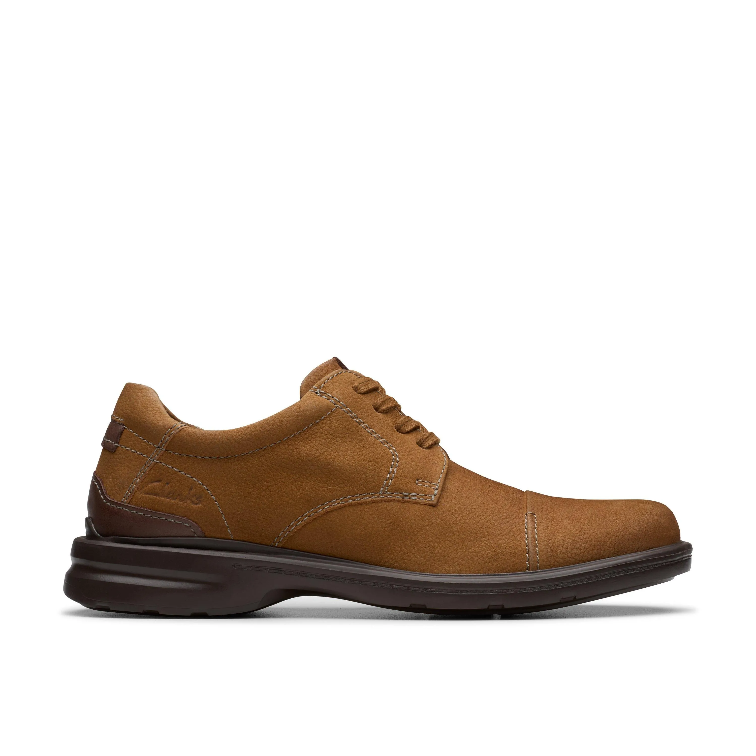 Casquette Clarks Gessler en Nubuck huilé marron