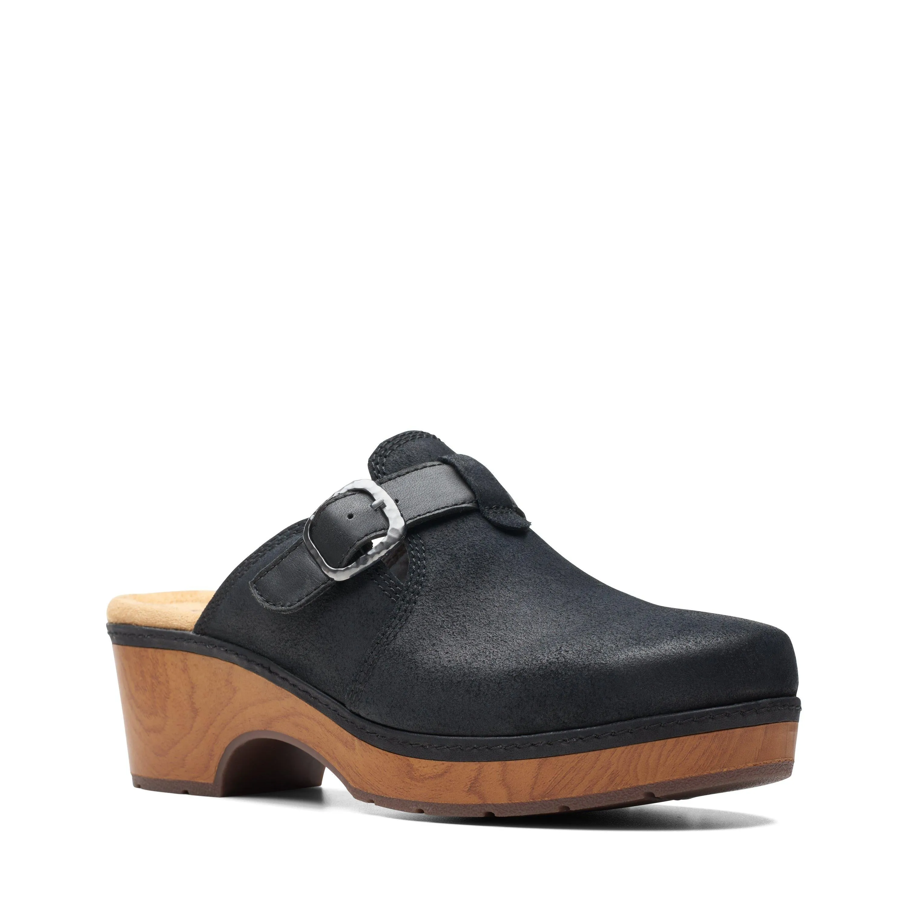 Clarks Paizlee Nora en daim noir