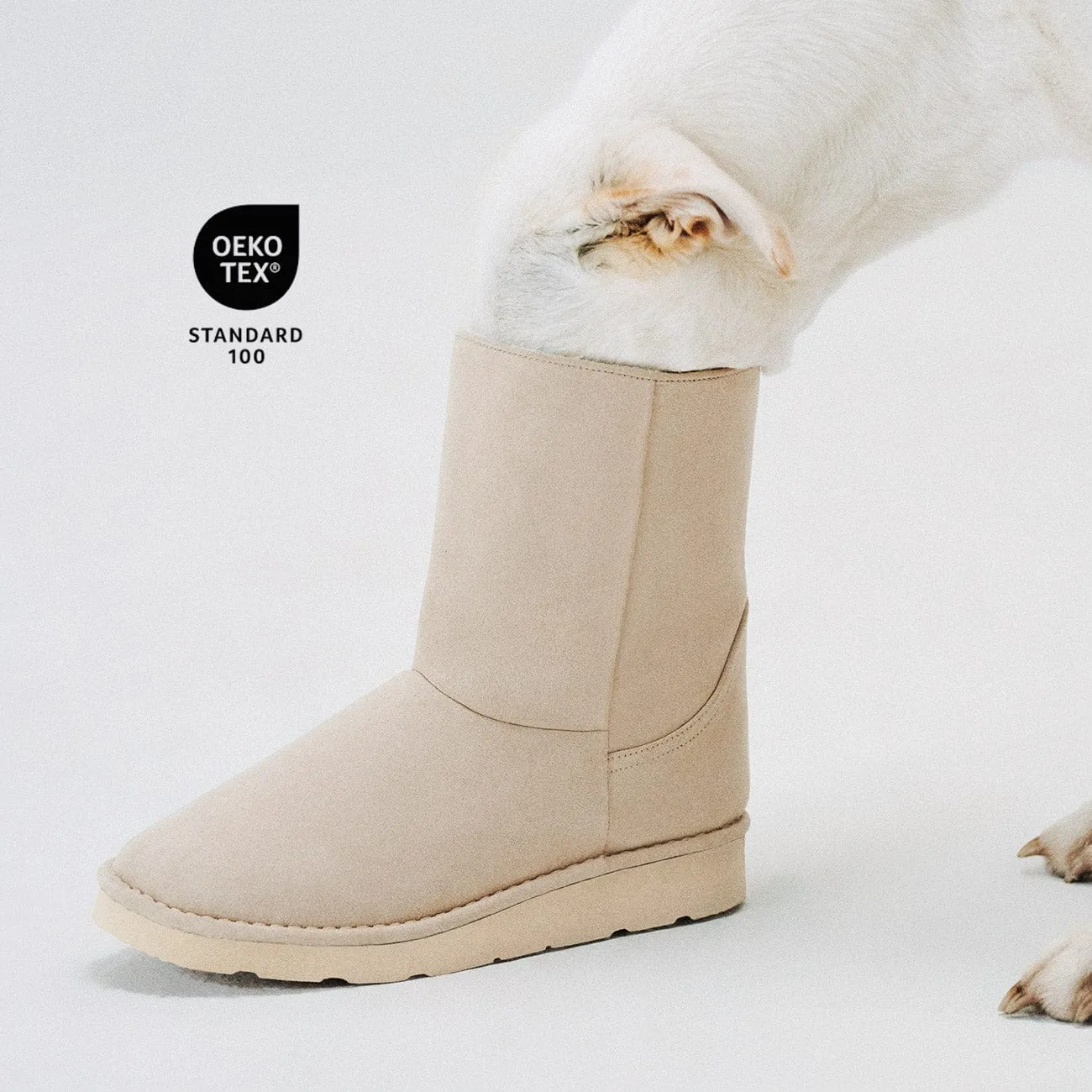 Bottes classiques unisexes en simili-fourrure végane | Plusieurs couleurs