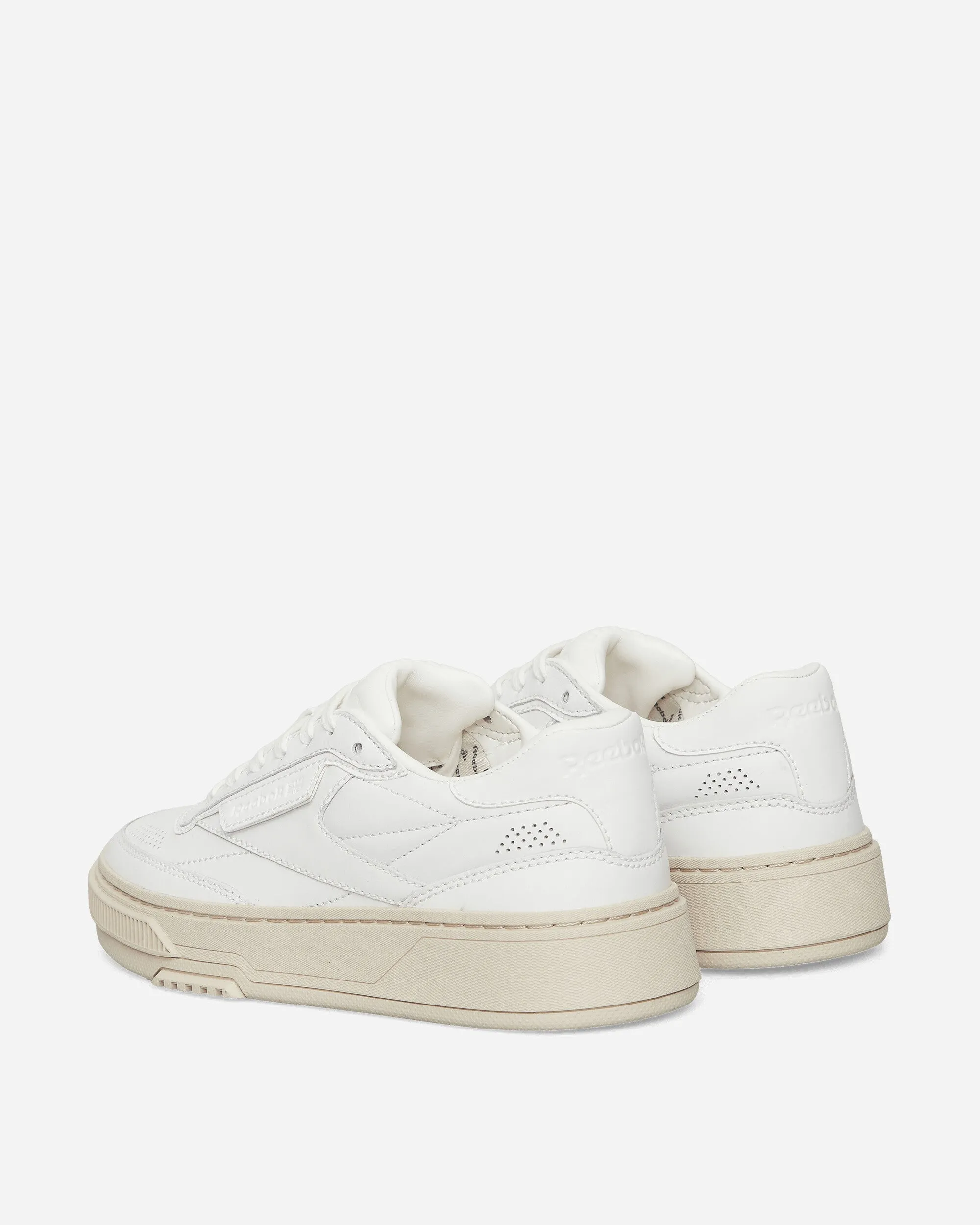 Baskets Club C en cuir blanc