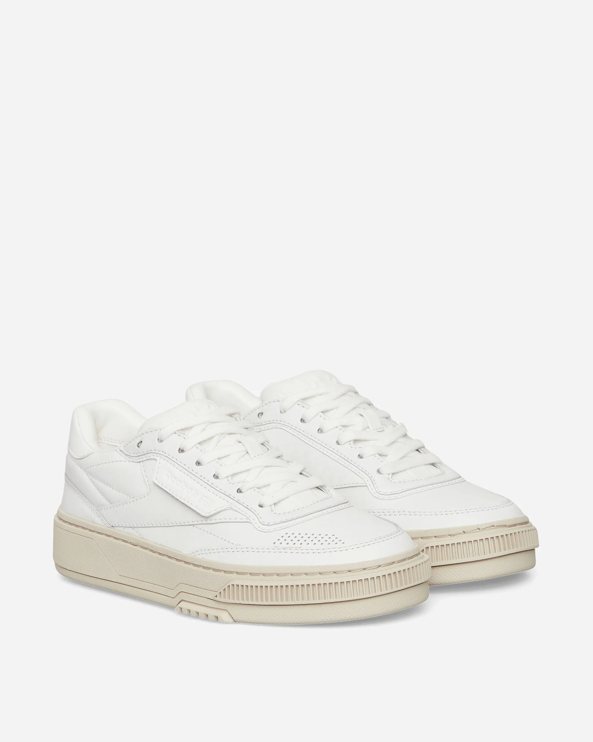 Baskets Club C en cuir blanc