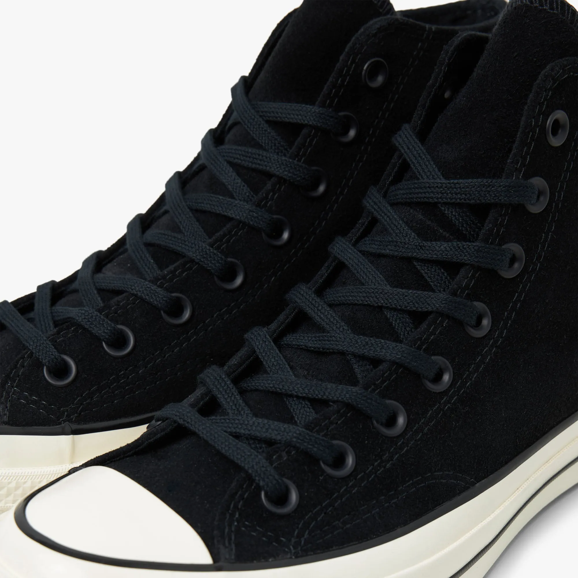Converse Chuck 70 Hi Suède Noir / Aigrette - Bleu Ancestral