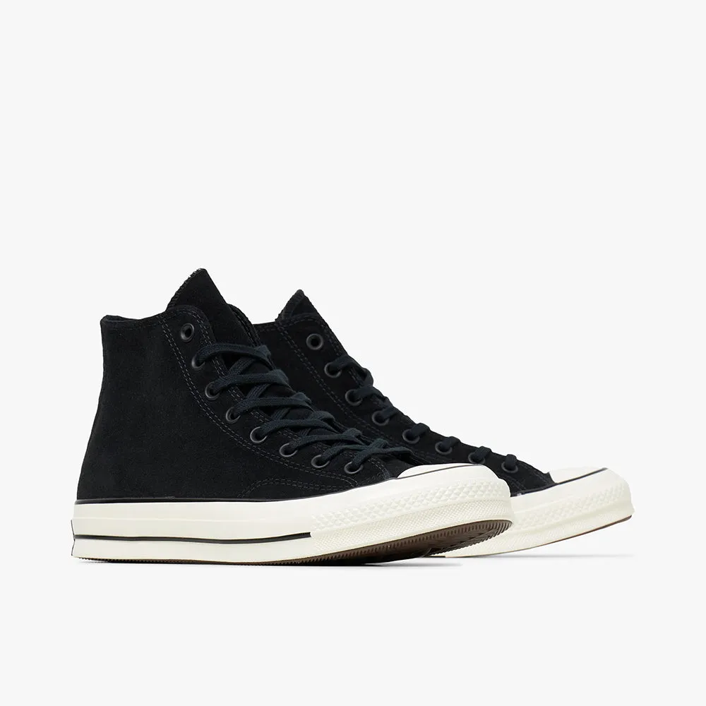 Converse Chuck 70 Hi Suède Noir / Aigrette - Bleu Ancestral