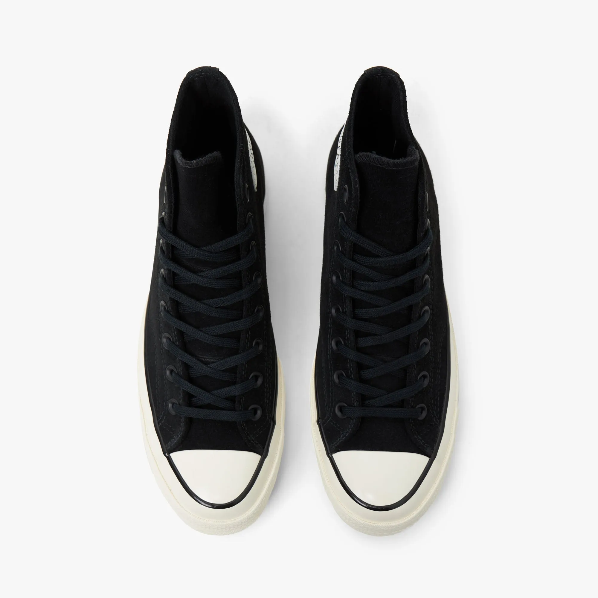Converse Chuck 70 Hi Suède Noir / Aigrette - Bleu Ancestral