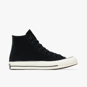 Converse Chuck 70 Hi Suède Noir / Aigrette - Bleu Ancestral
