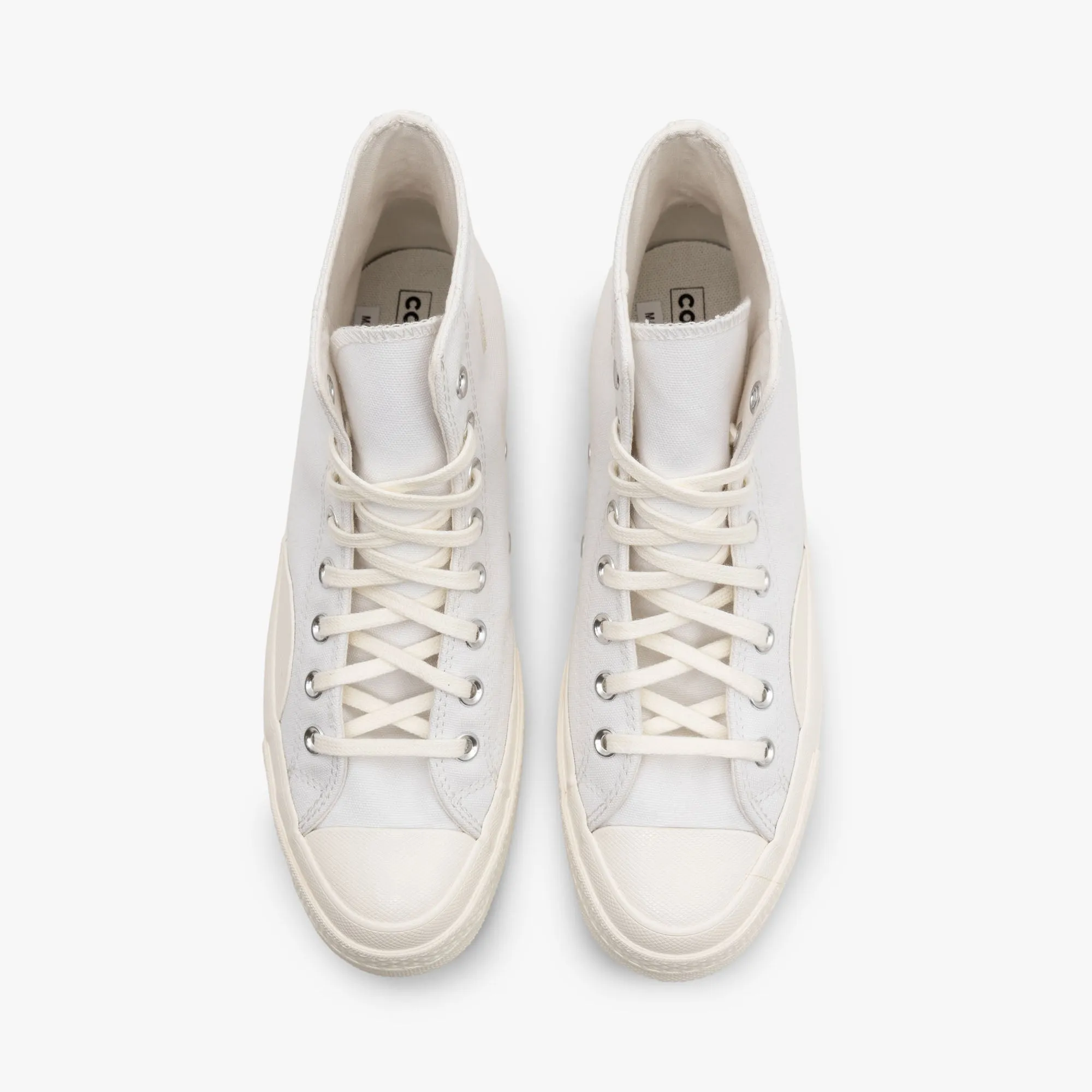 Converse Chuck 70 Texturé Haut / Blanc / Blanc Vintage - Aigrette