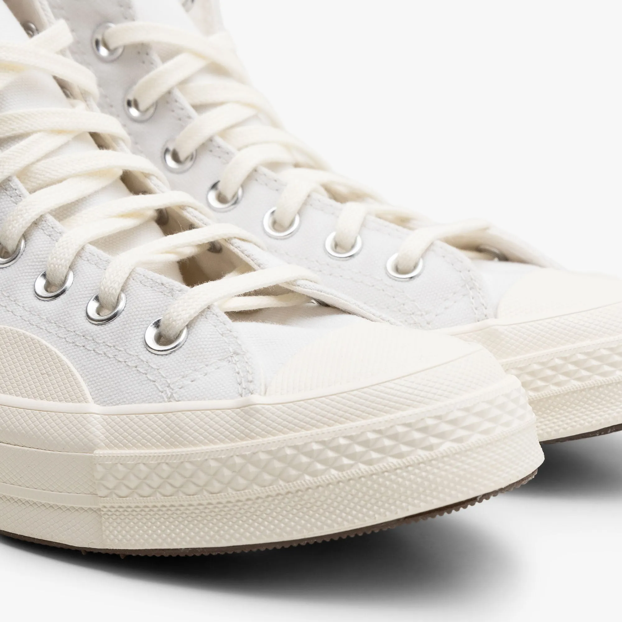 Converse Chuck 70 Texturé Haut / Blanc / Blanc Vintage - Aigrette