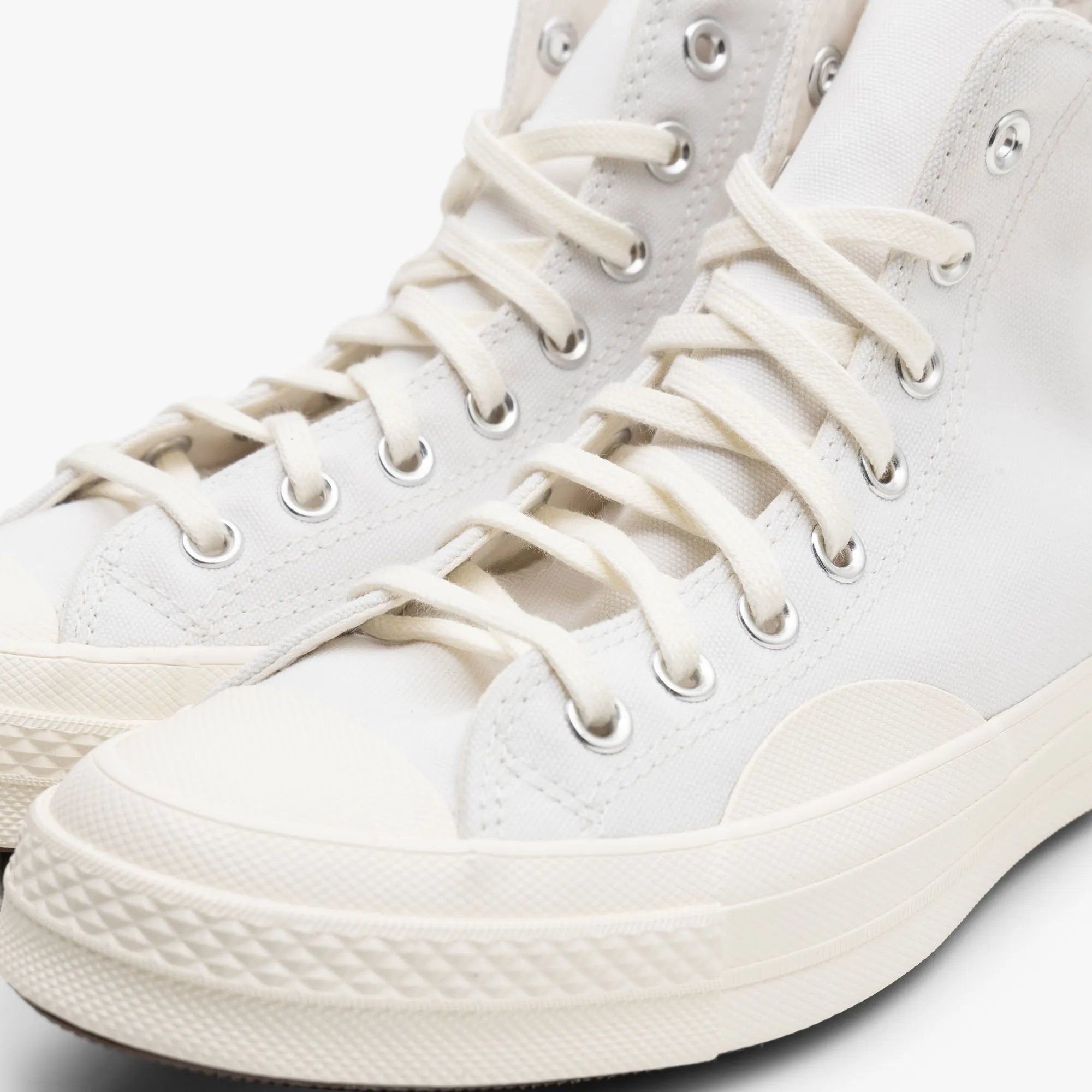 Converse Chuck 70 Texturé Haut / Blanc / Blanc Vintage - Aigrette