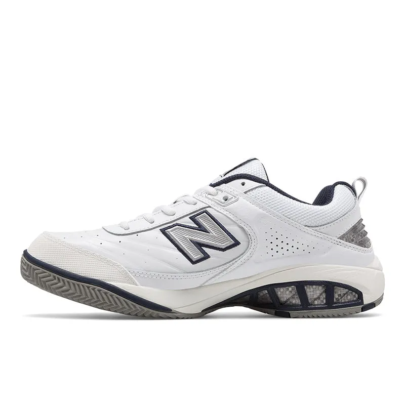 Court 806 - Blanc avec Marine - Homme
