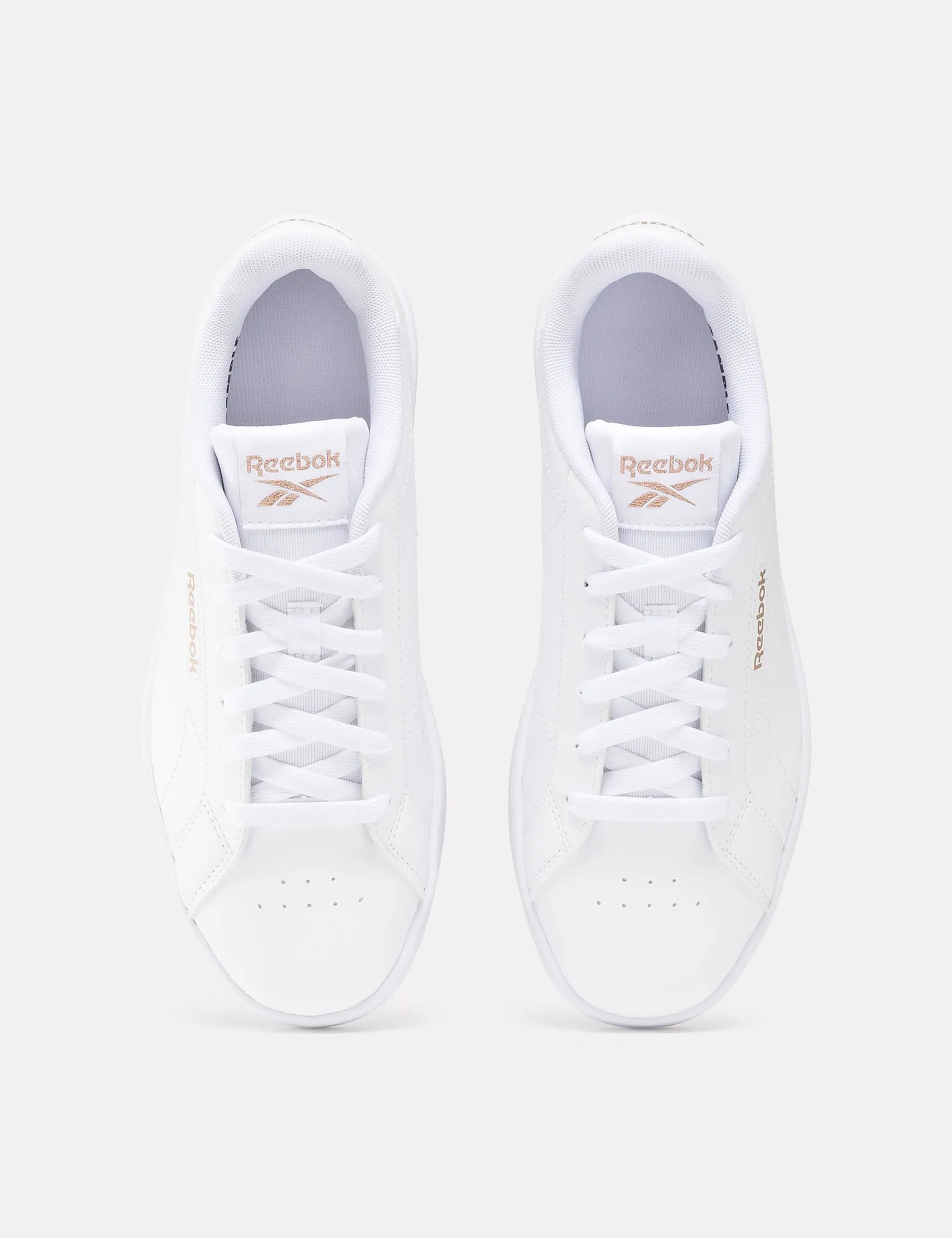 Baskets Court Clean - Blanc/Or Rose
