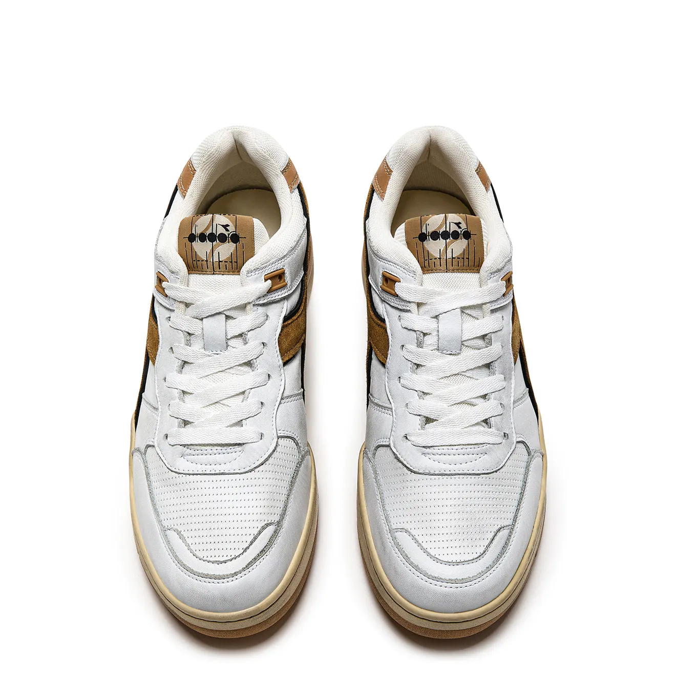 Diadora B.560 Chaussure d'entraînement d'occasion Blanc / Beige Doe
