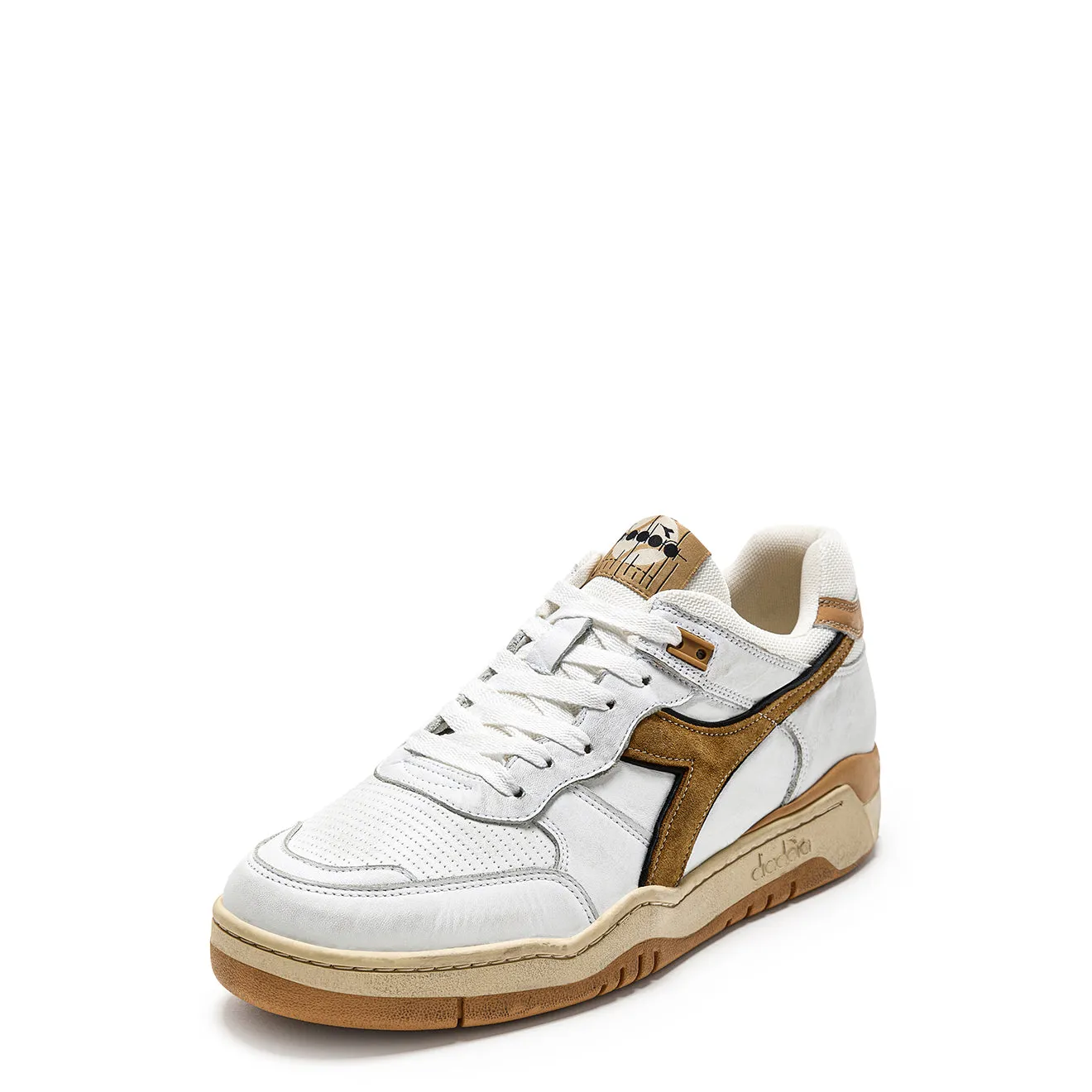 Diadora B.560 Chaussure d'entraînement d'occasion Blanc / Beige Doe