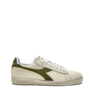 Diadora Femme Game L Low Suède Ciré Blanc Pop / Fougère