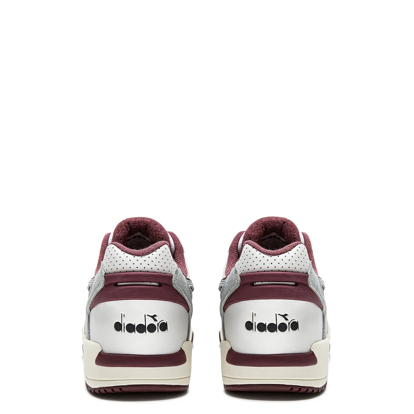 Diadora Winner SL Trainer pour Femme Moon Rock / Malaga Rouge