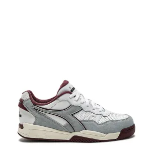 Diadora Winner SL Trainer pour Femme Moon Rock / Malaga Rouge