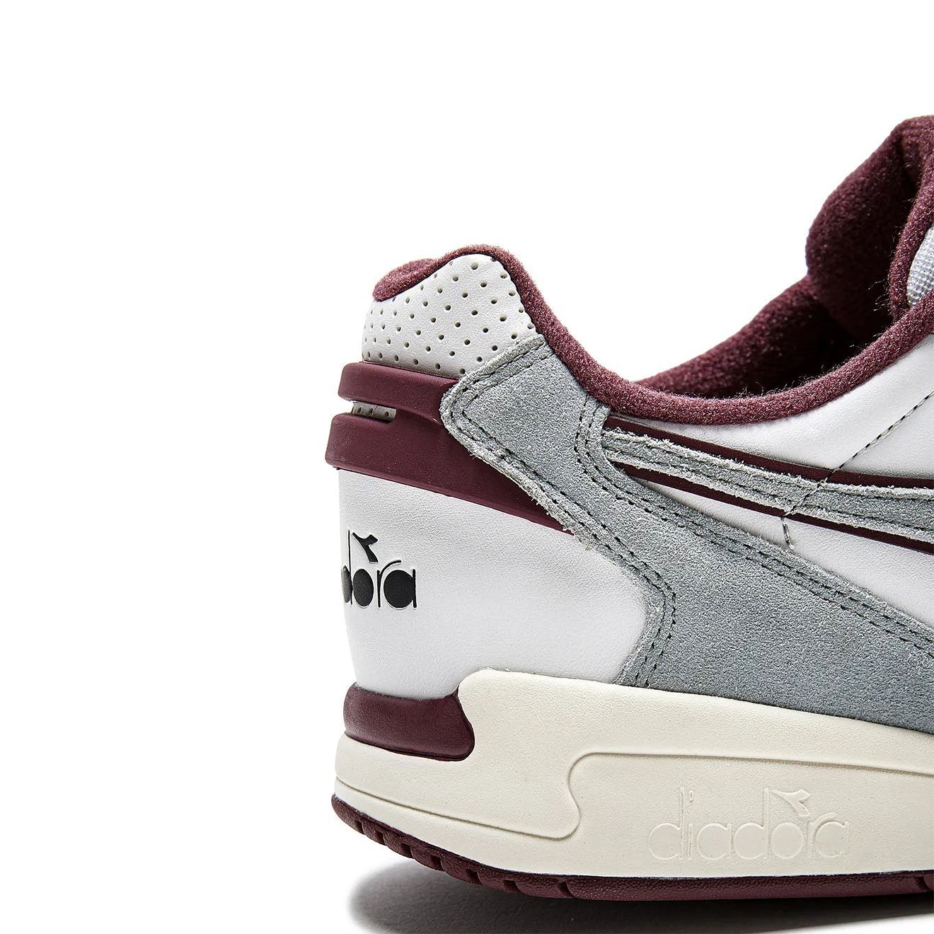 Diadora Winner SL Trainer pour Femme Moon Rock / Malaga Rouge